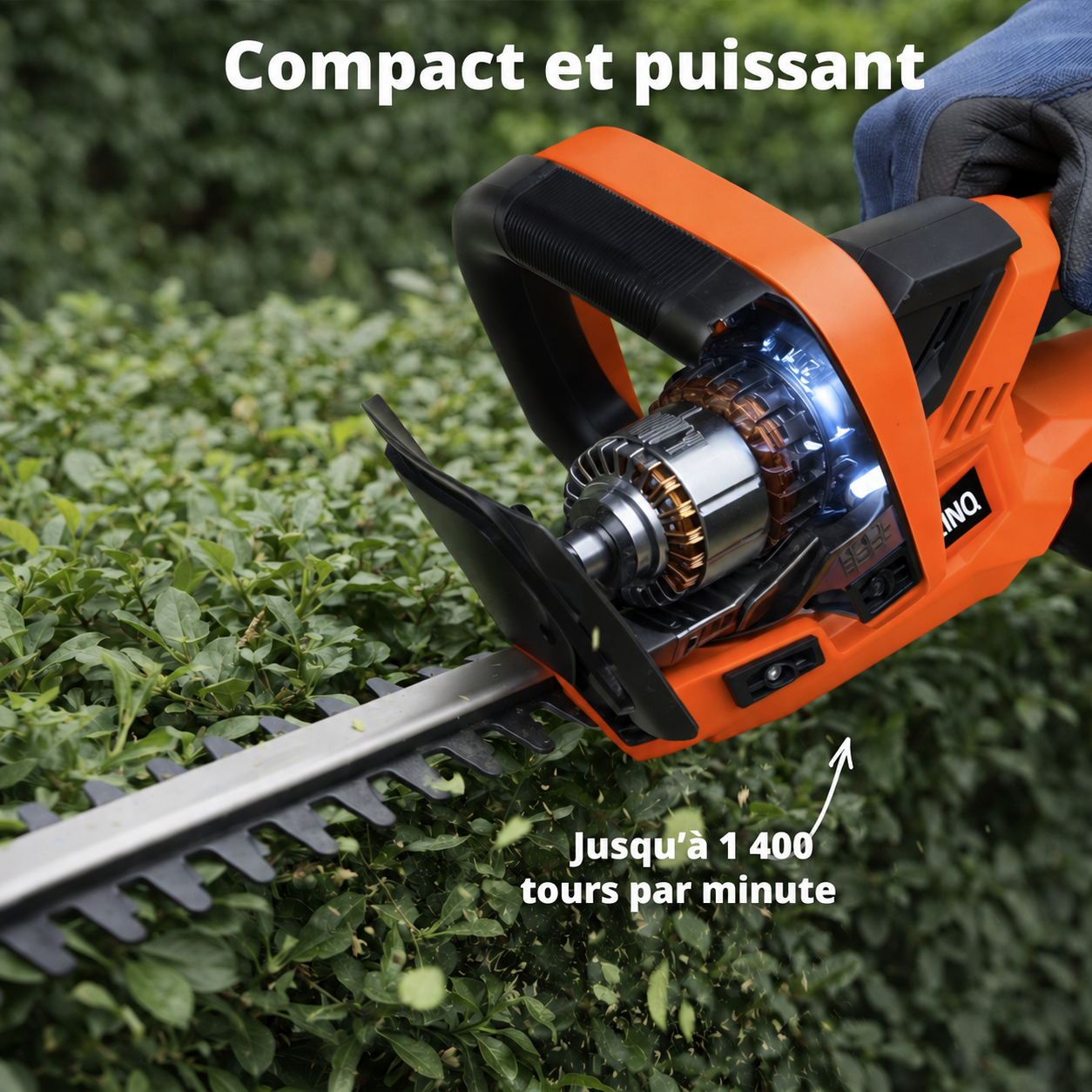 Taille-haies 50 cm + batterie 20 V et chargeur