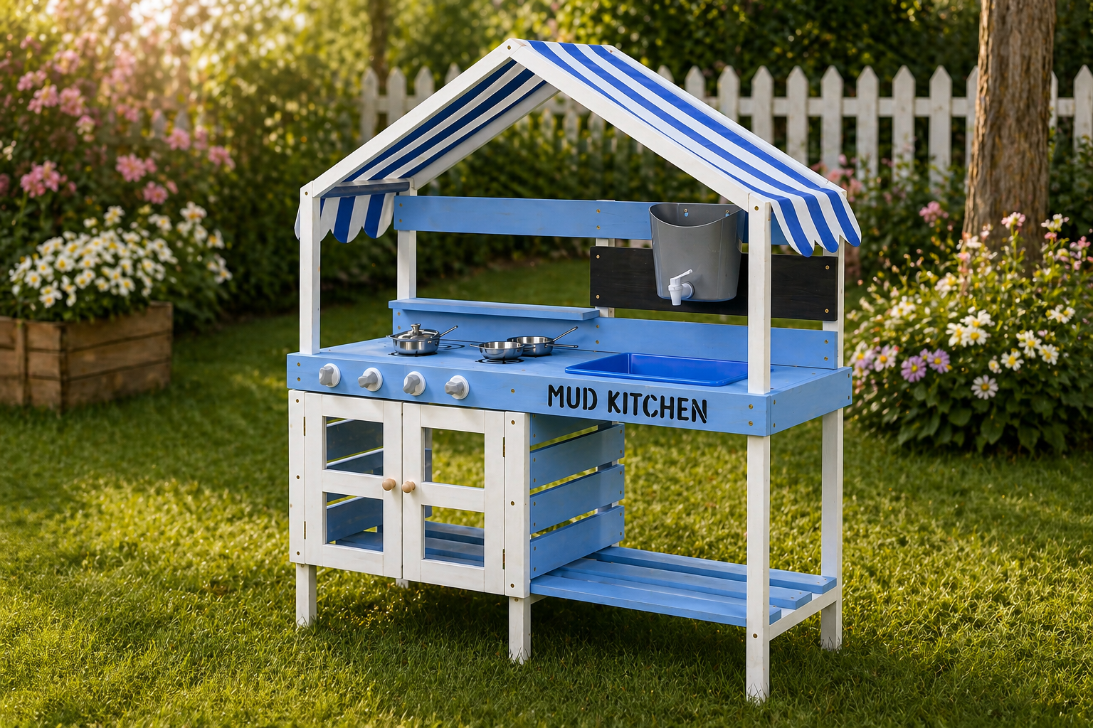 Cuisine en bois - Mudkitchen deluxe