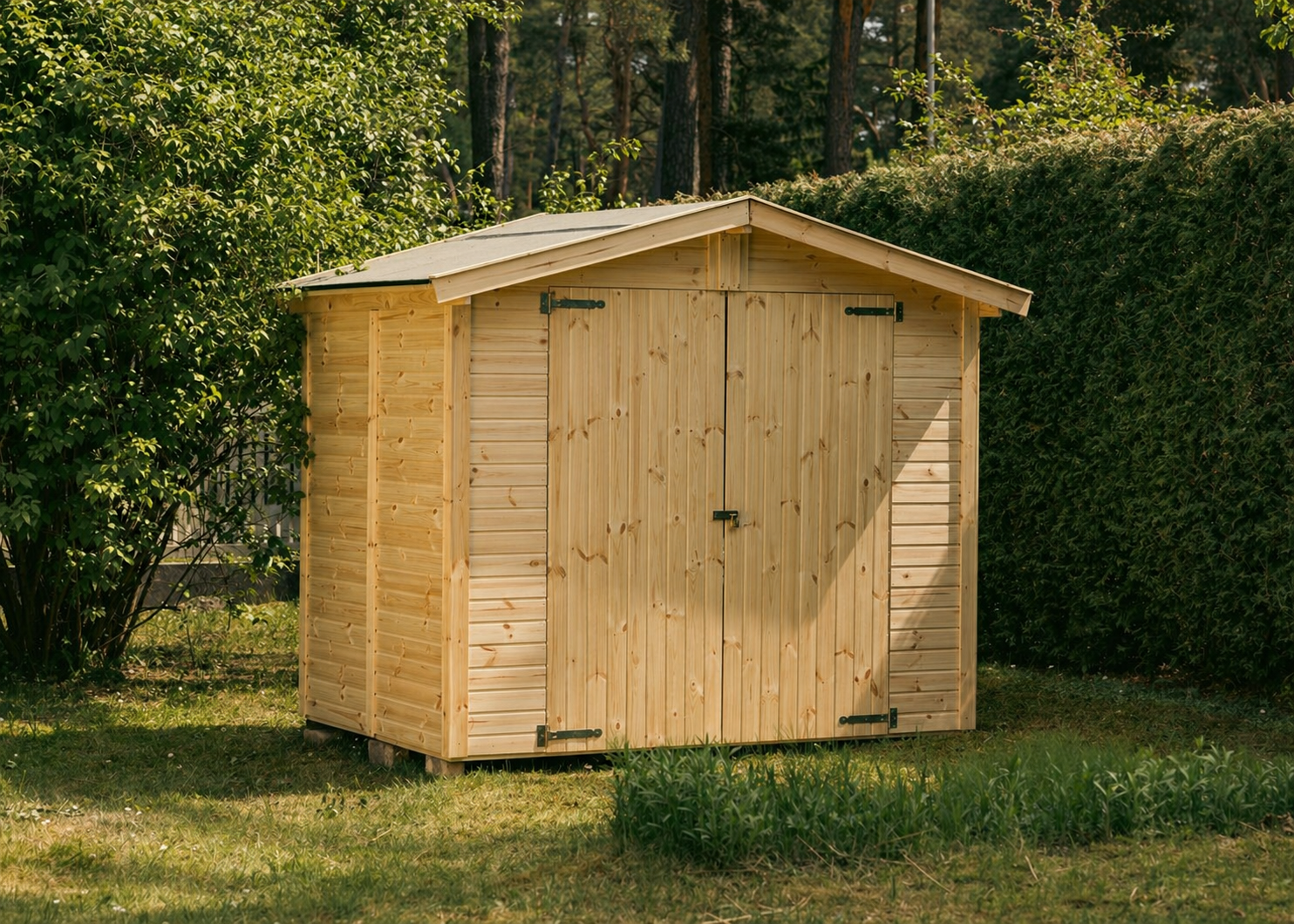 Abri de jardin en bois 240x170 cm Naturel