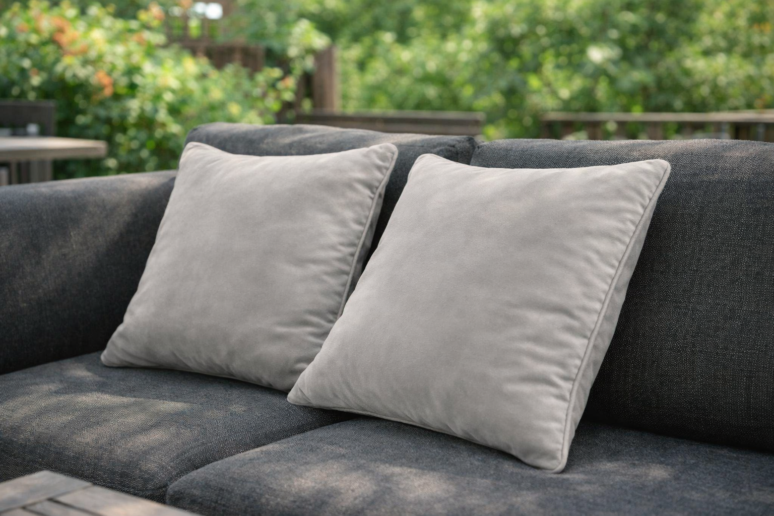 Pack de 2 coussins chauffants PAD (insert thermique à usage unique) - Velours gris champagne