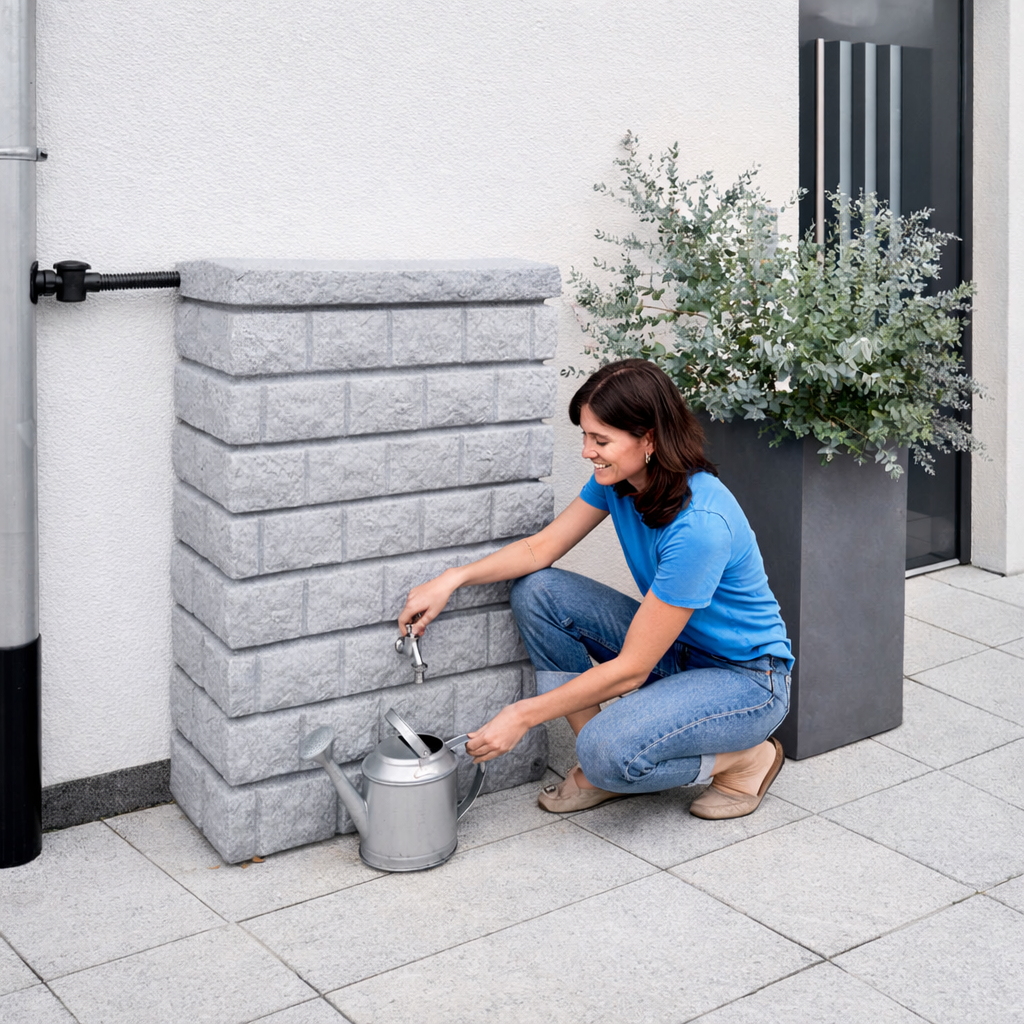 Réservoir mural Rocky Jr 300 L, gris clair