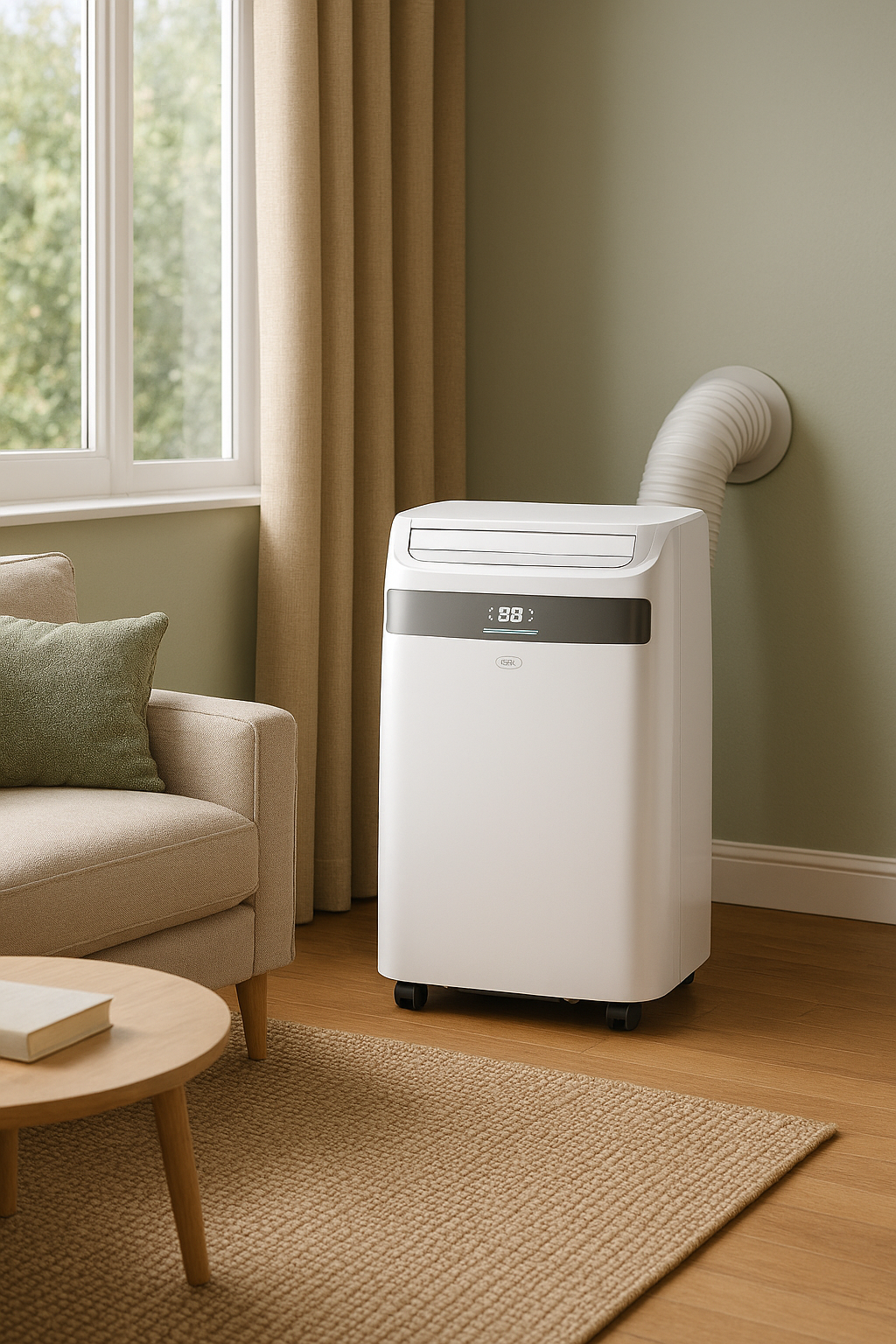 Climatiseur Mobile Blanc 13000BTU Wi-Fi Classe A