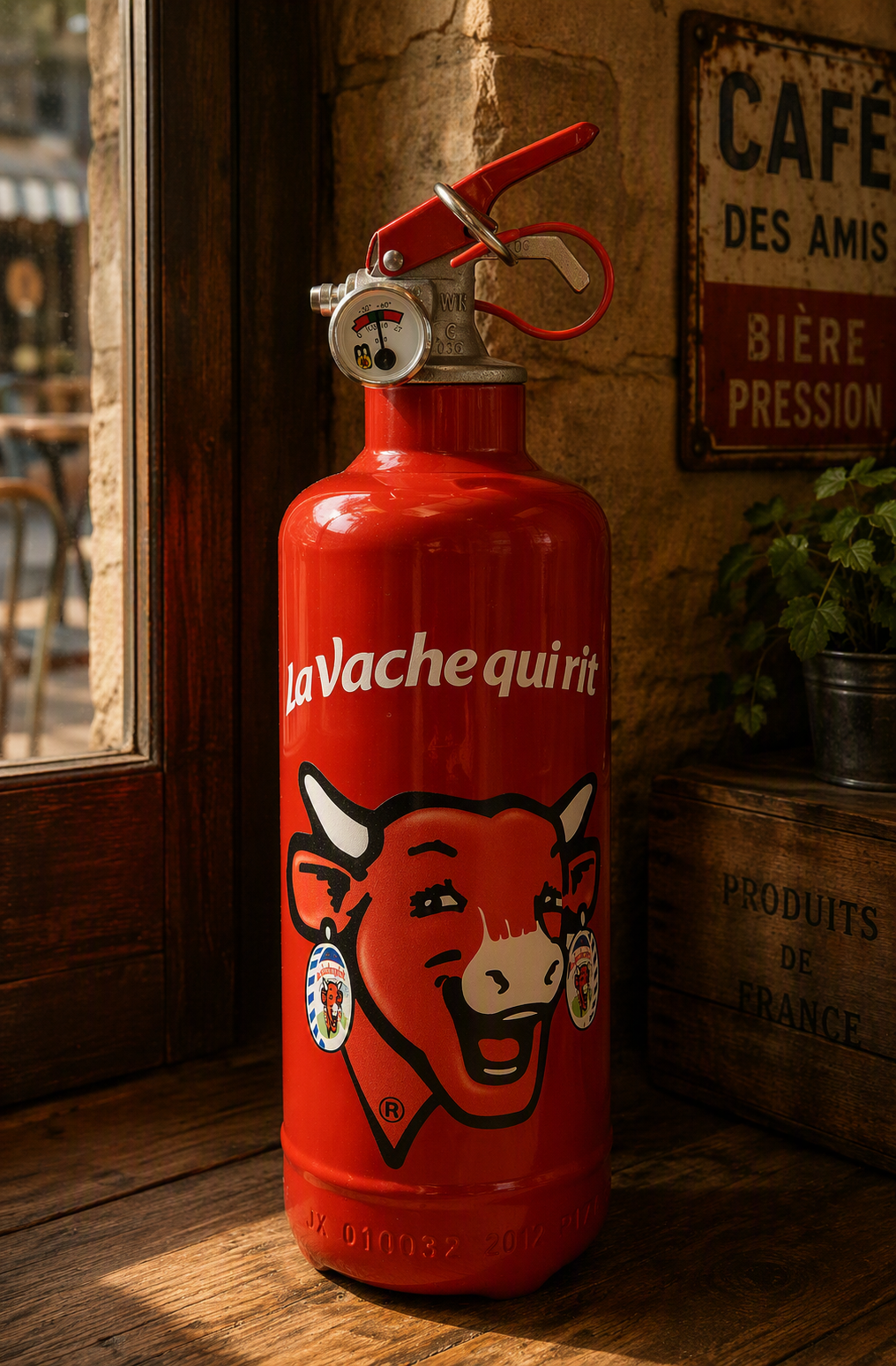 Extincteur  1kg VACHE QUI RIT CLASSIC ROUGE