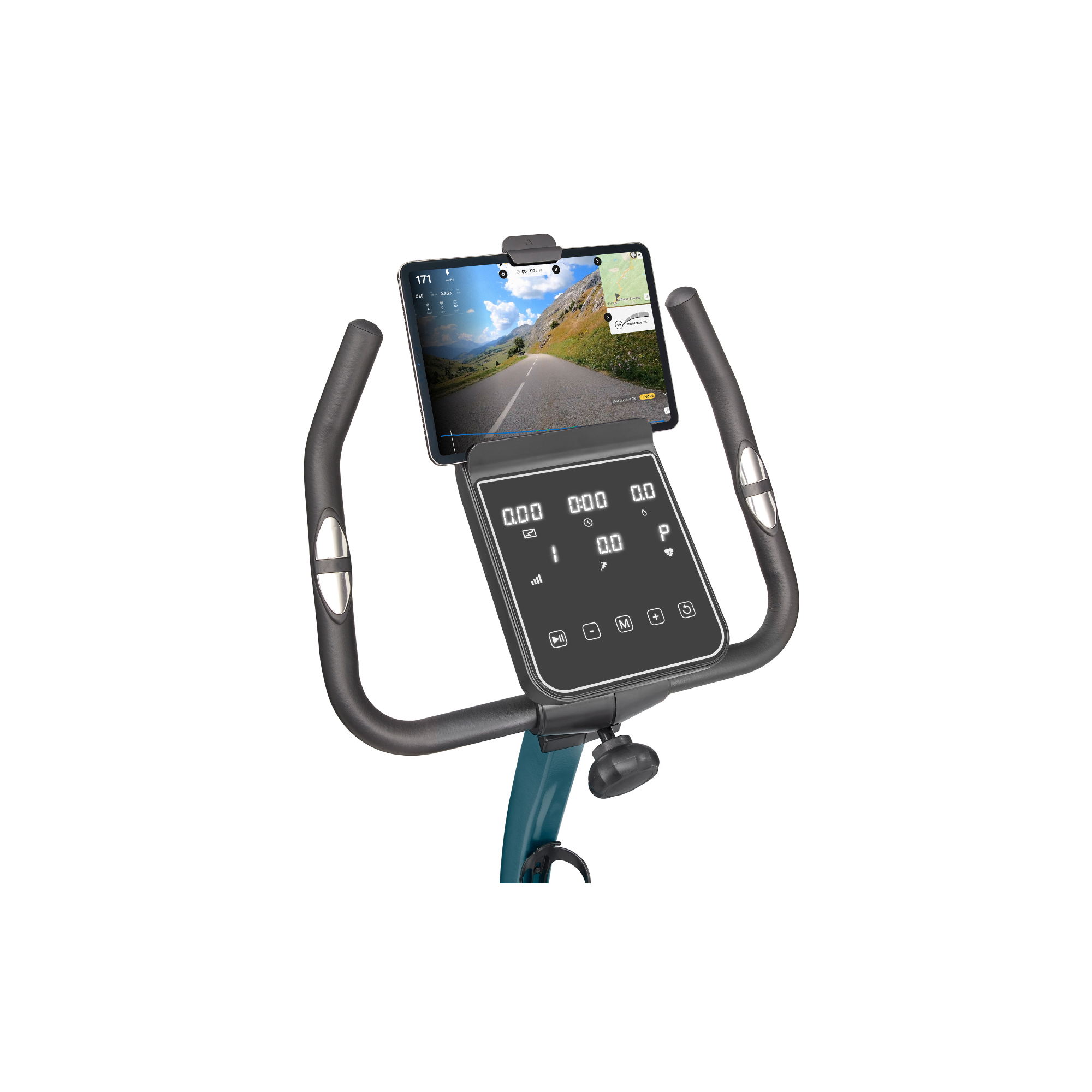 Vélo de Fitness Ergomètre - Reebok - Modèle FR30 - Roue d'inertie 9 KG - Ecran tactile LED