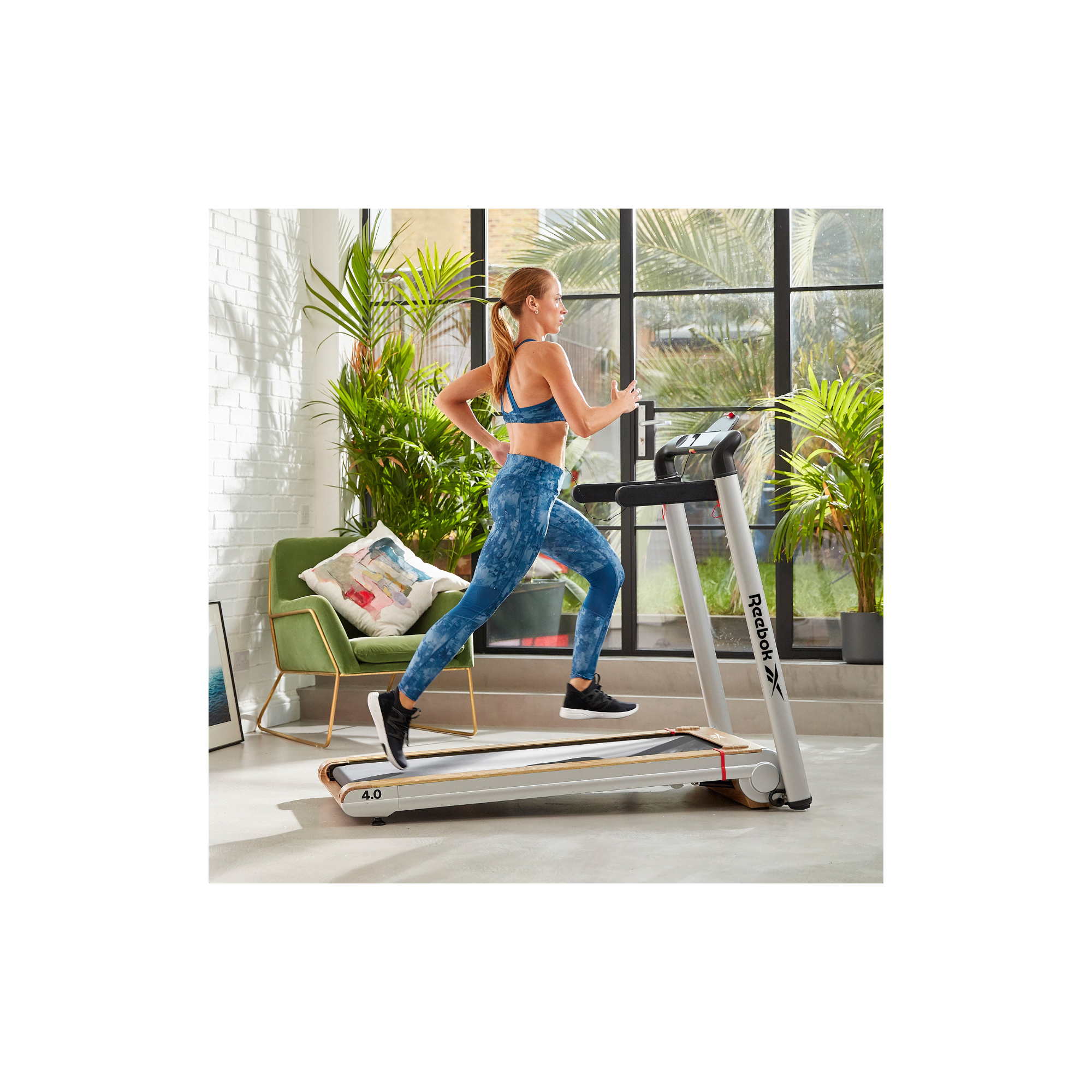 Tapis de Course motorisé - Reebok - Modèle i-Run 4.0 - Ecran LCD - Pliable