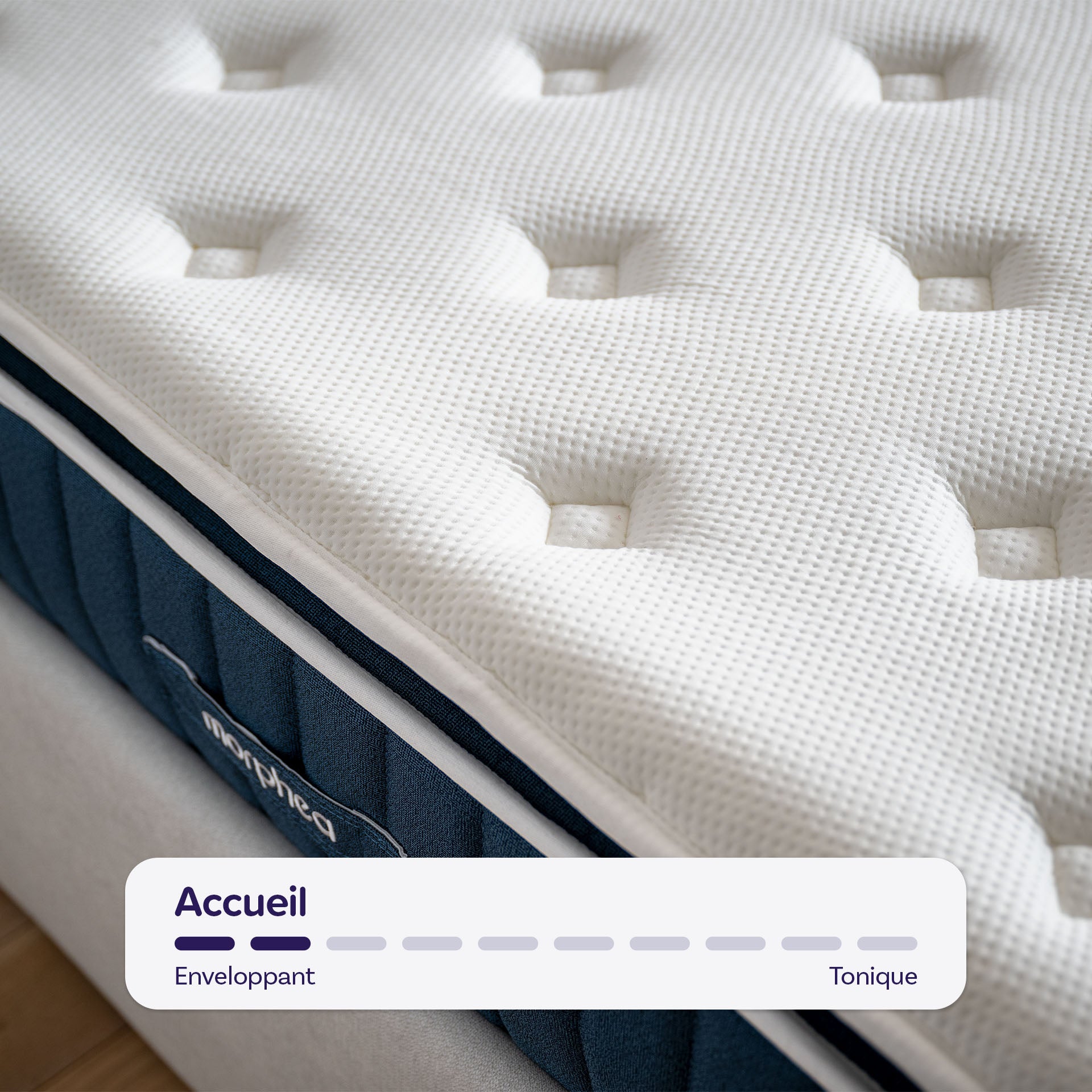 Matelas Victoria Hybride épaisseur 30cm - Produit de l'année 2025 ® - Mousse mémoire forme, Ressorts Ensachés
