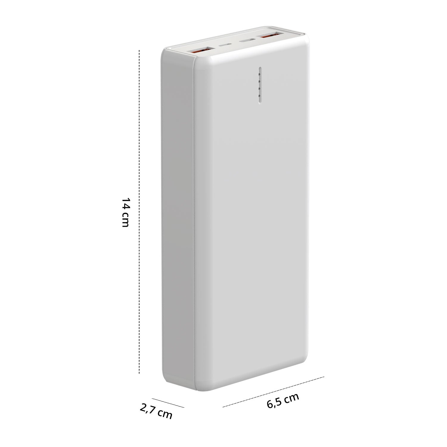 Chargeur mobile Blanc Mammoth 20.000 mAh FlinQ