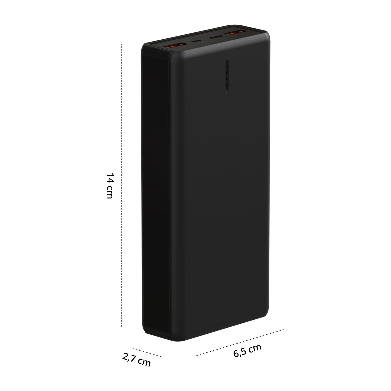 Chargeur mobile Noir Mammoth 20.000 mAh FlinQ