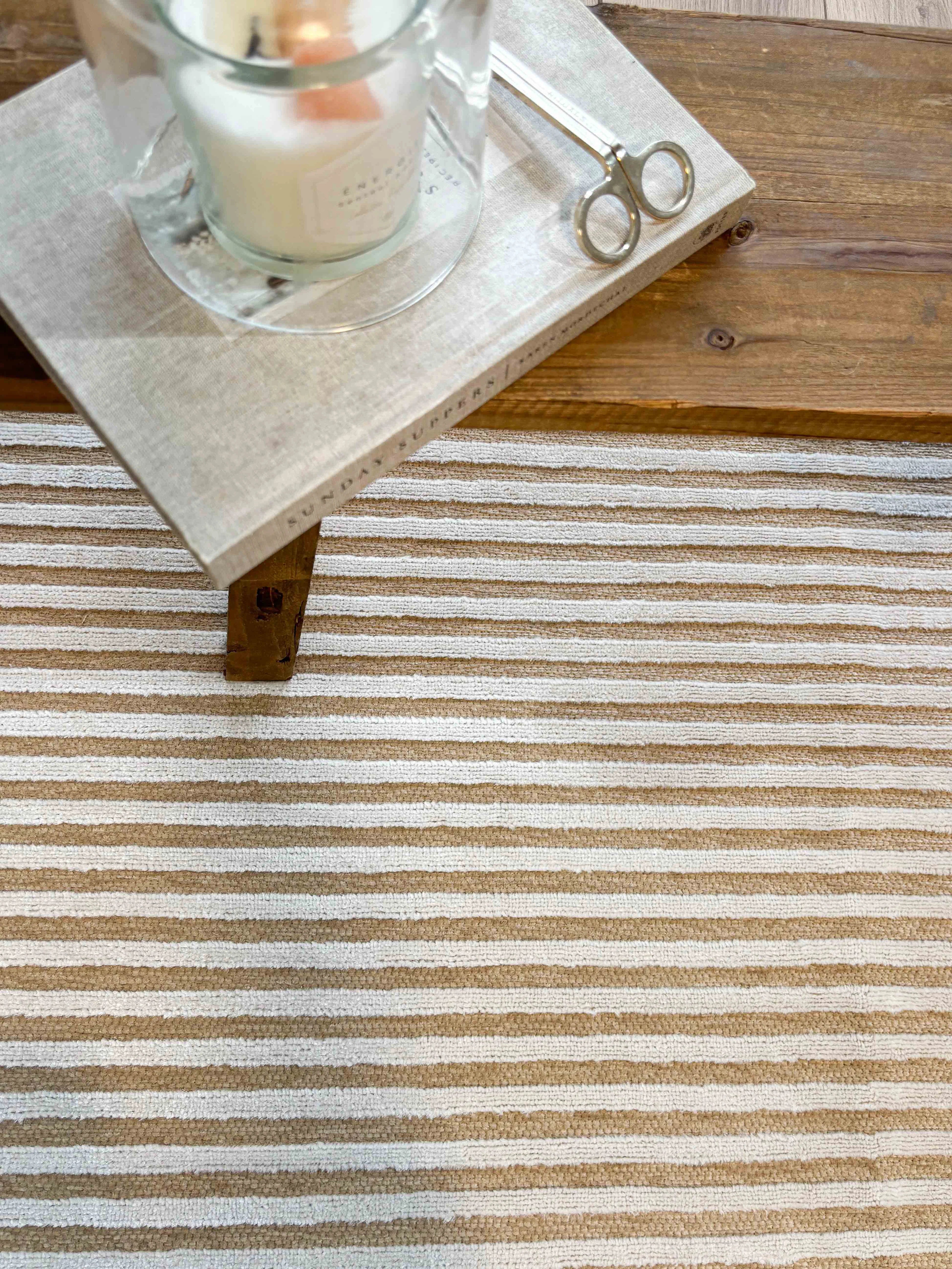 Tapis beige motifs géométriques - Garden