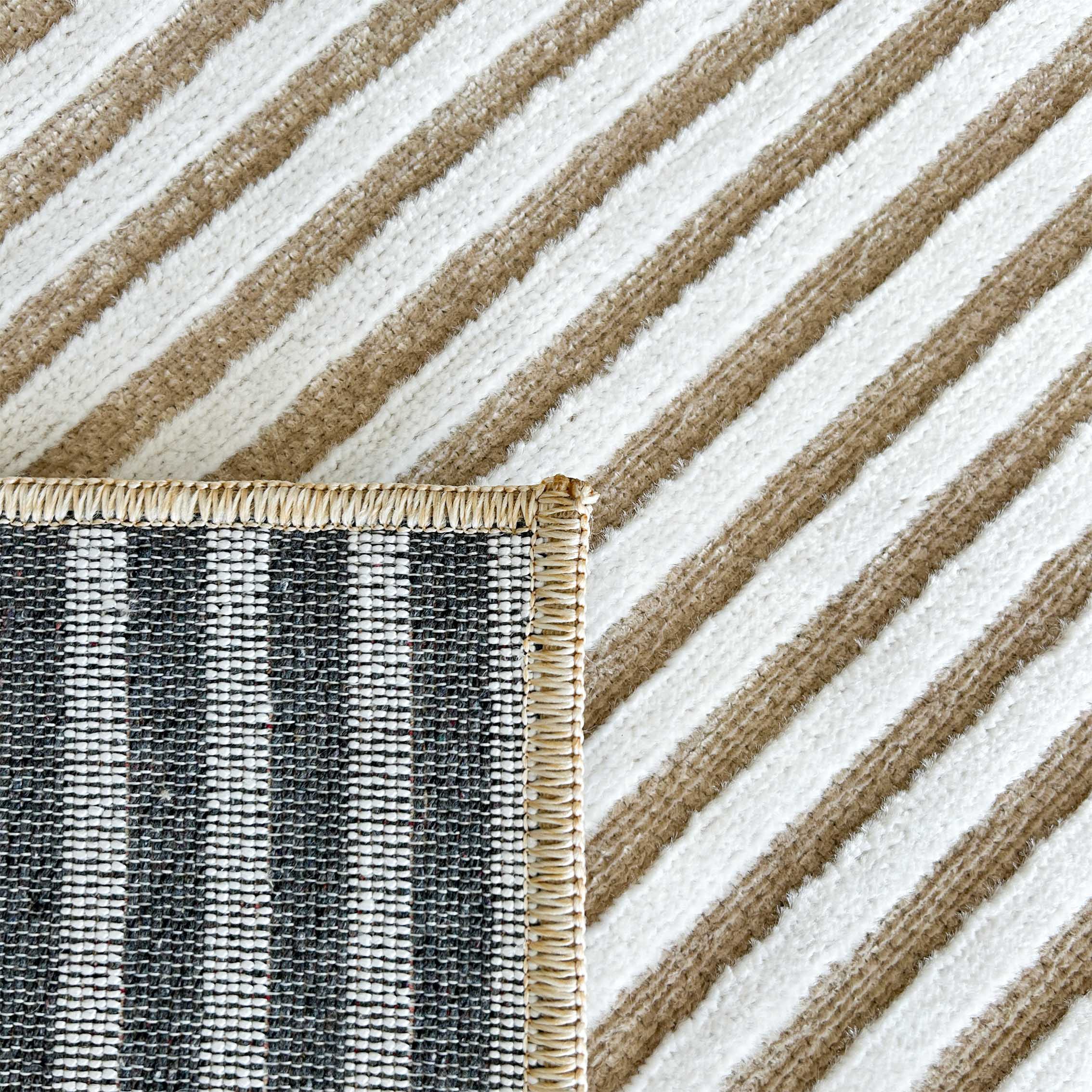 Tapis beige motifs géométriques - Garden