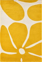 Tapis jaune - Groovy