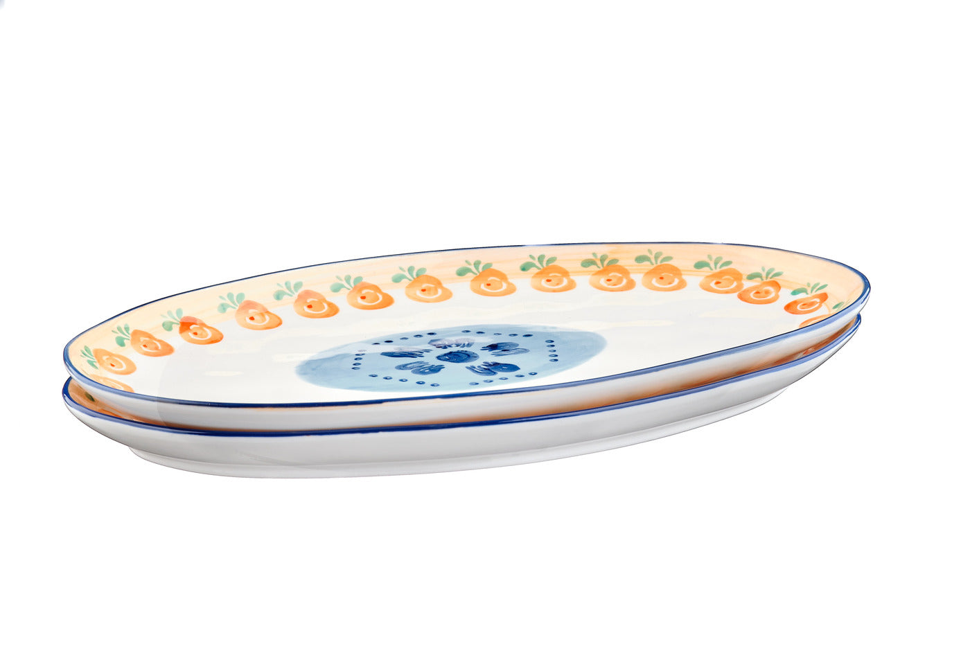 Plateau de service NAPOLI 36,5 x 22cm - 2 pièces - AGRUMI