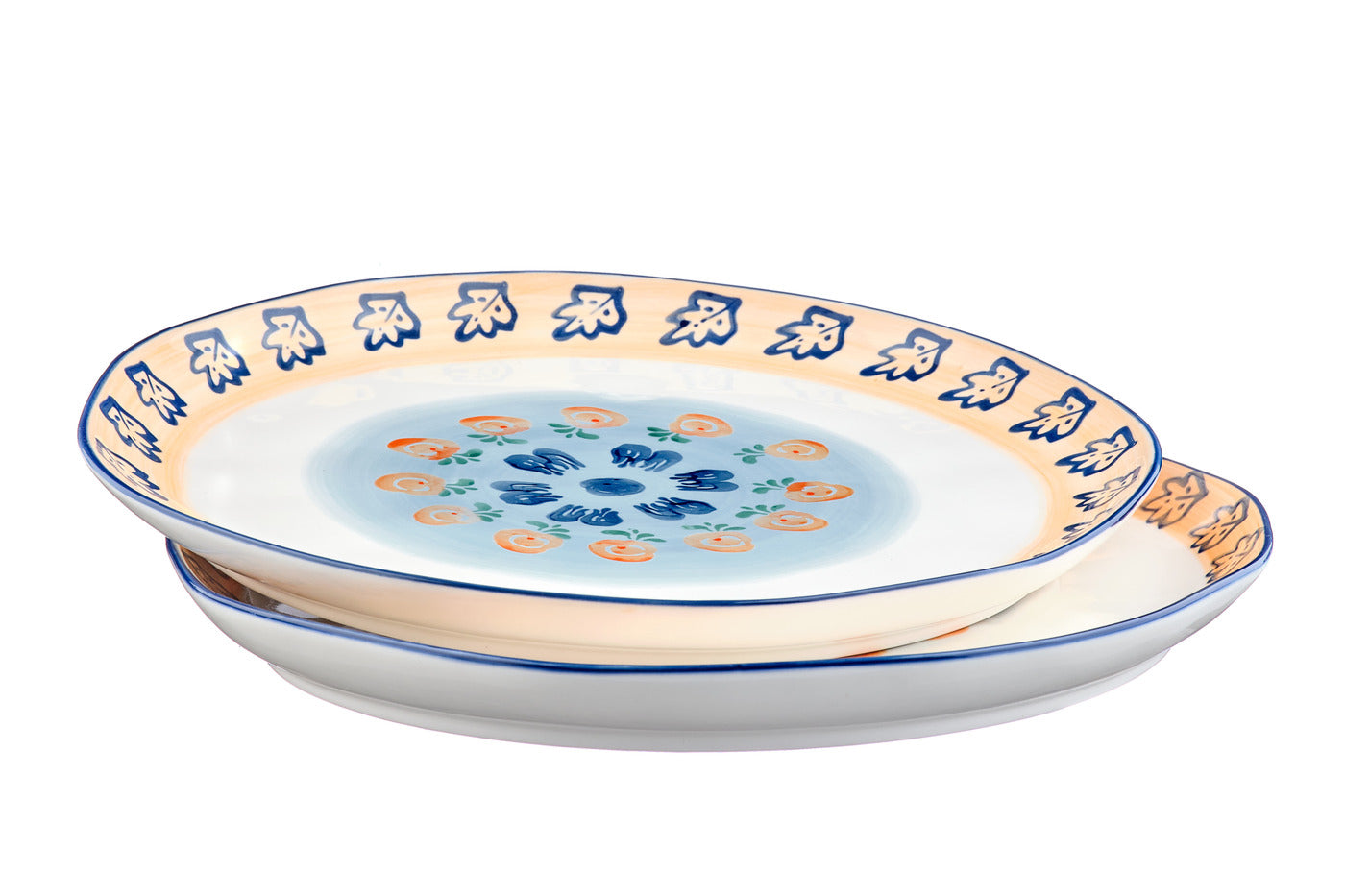 Plateau de service NAPOLI Ø30cm - 2 pièces - AGRUMI