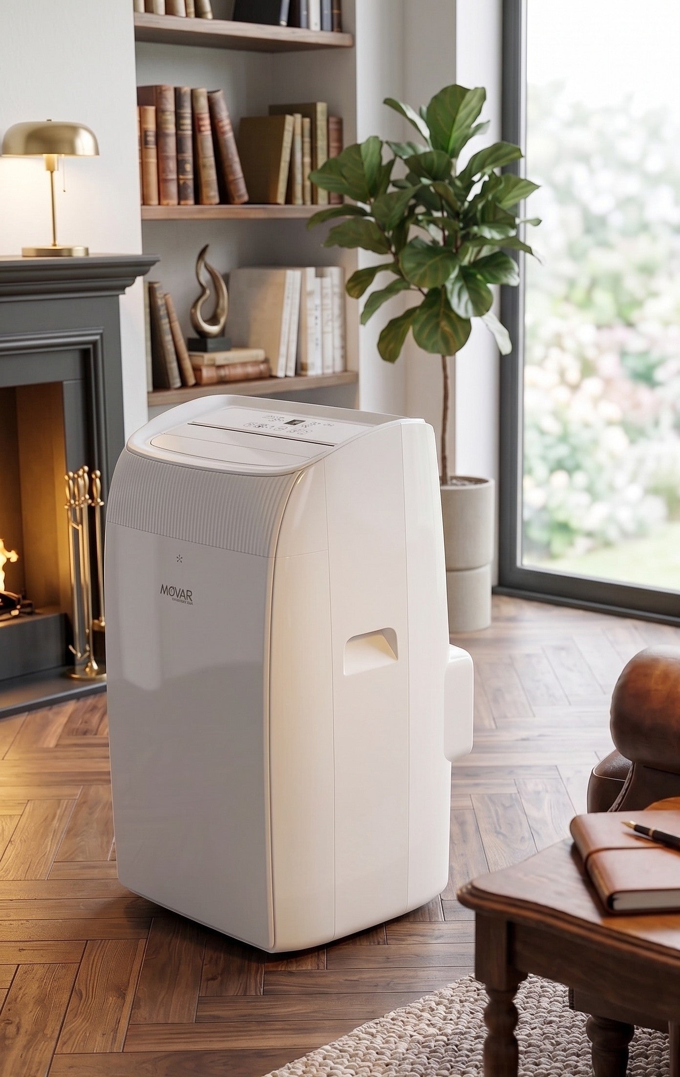 Climatiseur Mobile Blanc reversible Chaud/Froid  9000BTU Classe A