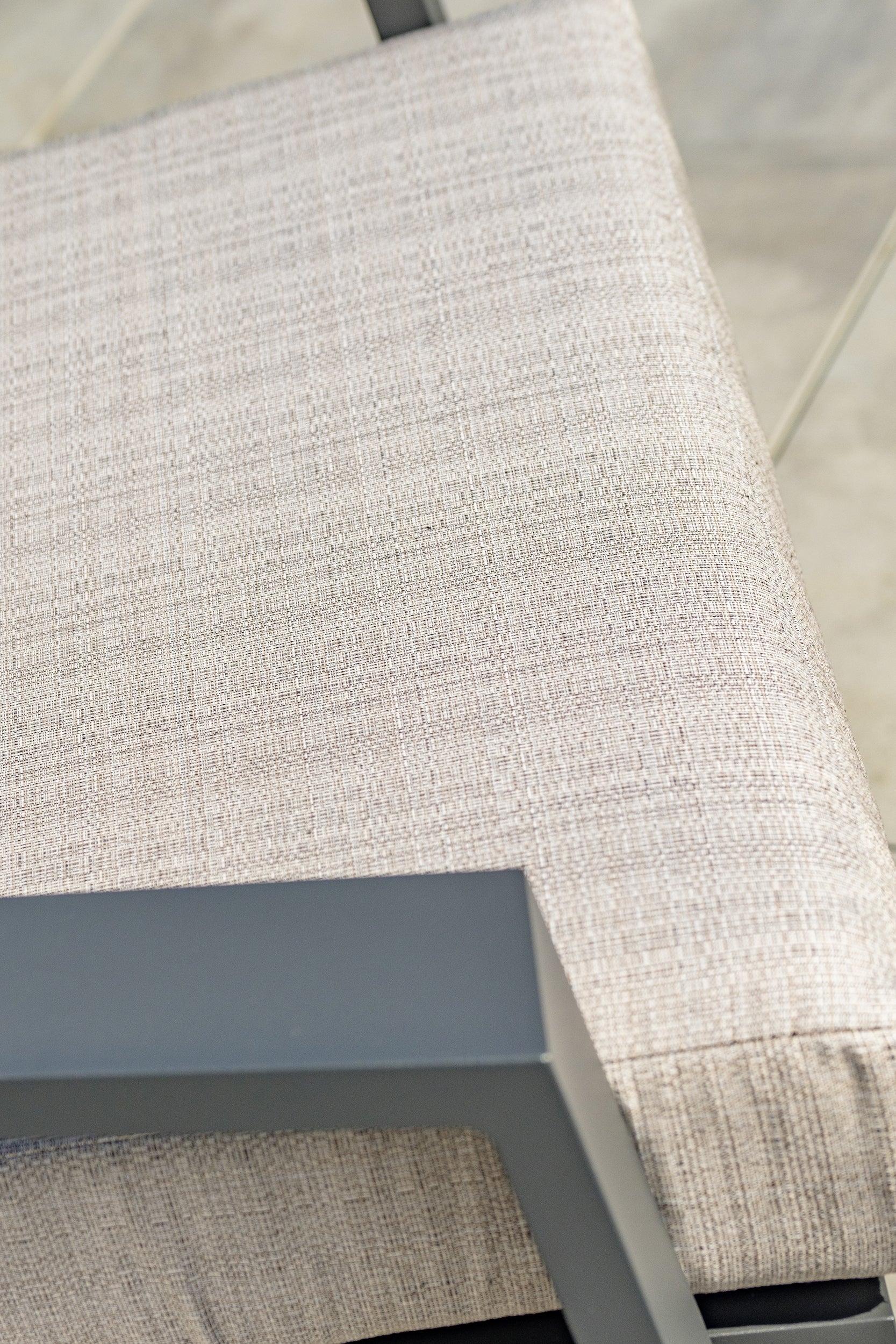 Salon bas de jardin IBIZA 5 places en aluminium - GRIS ANTHRACITE