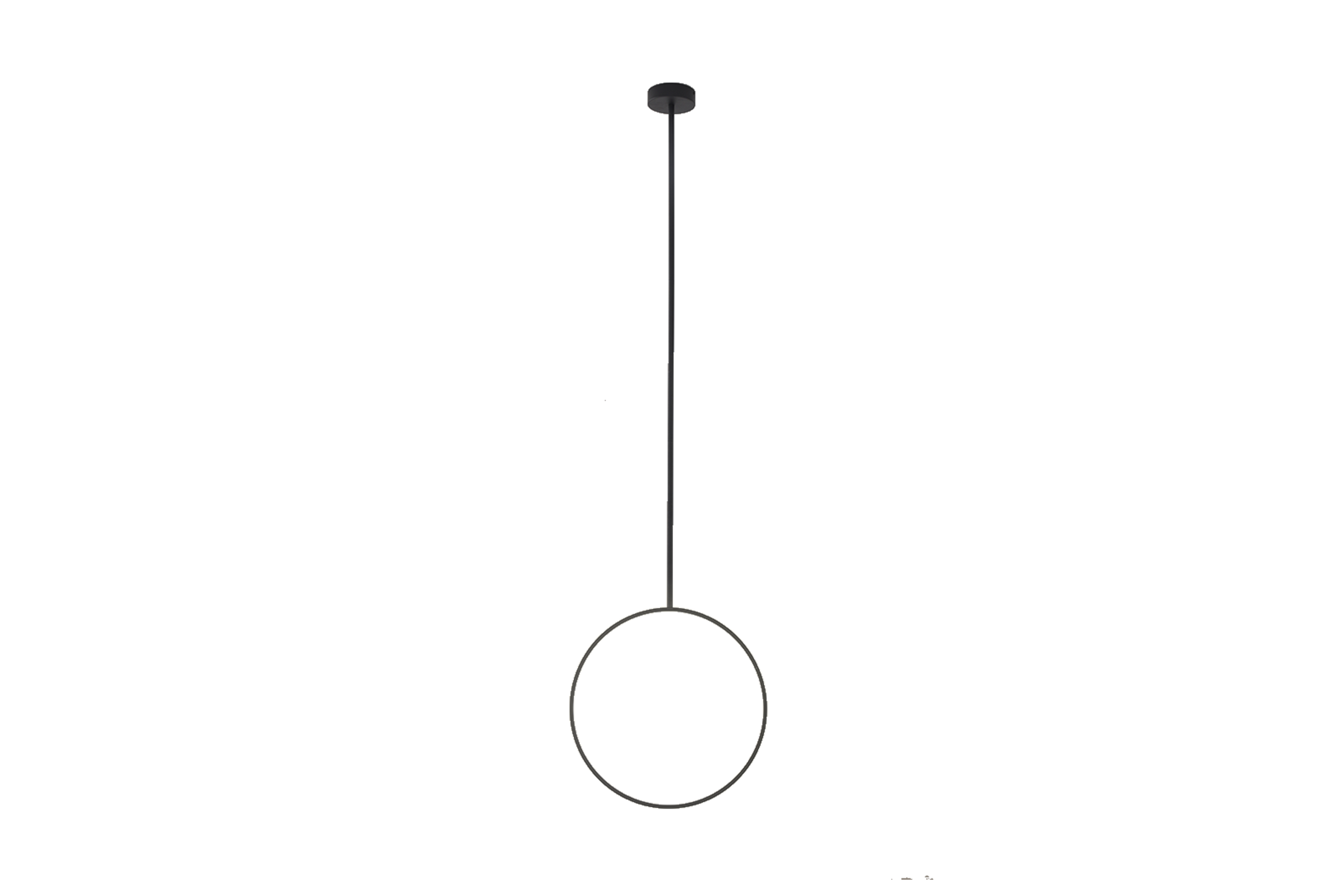 Plafonnier Cercle Noir