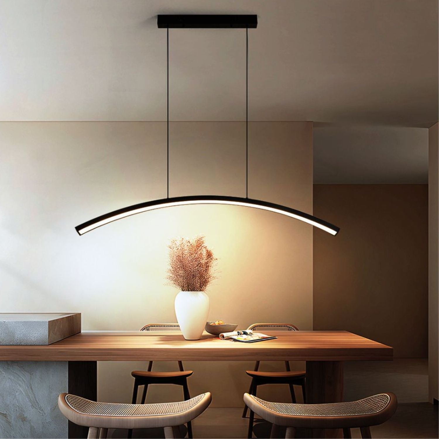 Suspension dimmable Keula noire