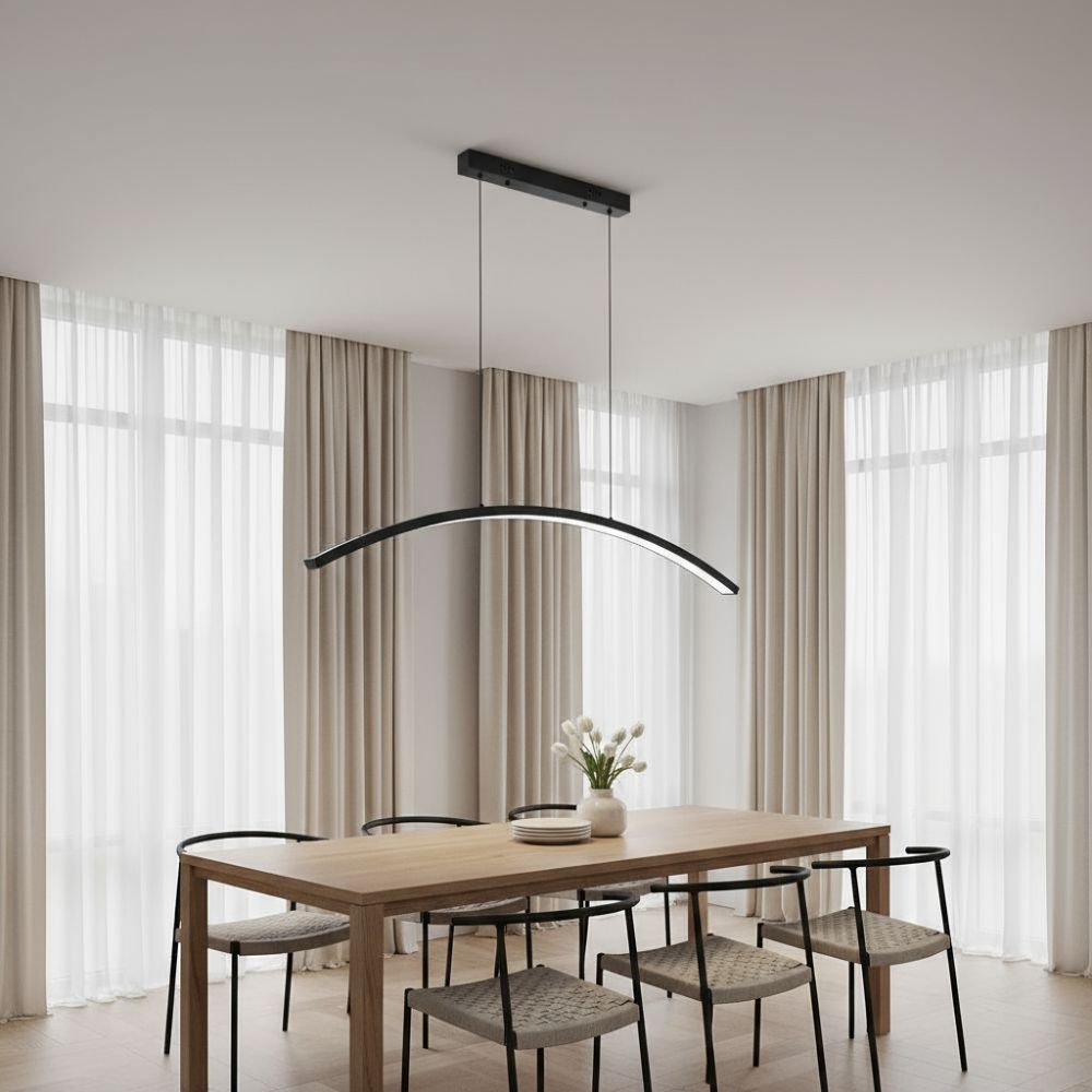 Suspension dimmable Keula noire