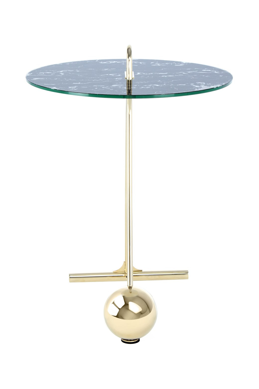 Table d'appoint or noir - Pendulum