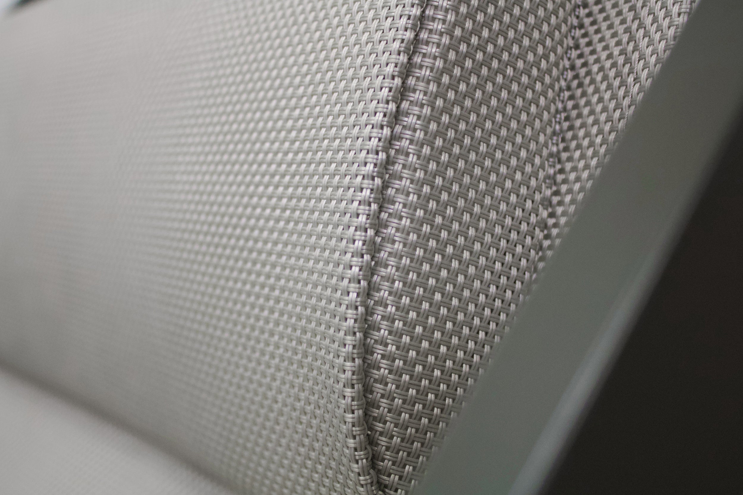 Chilienne de jardin pliante JULIA en textilène gris et aluminium - KAKI