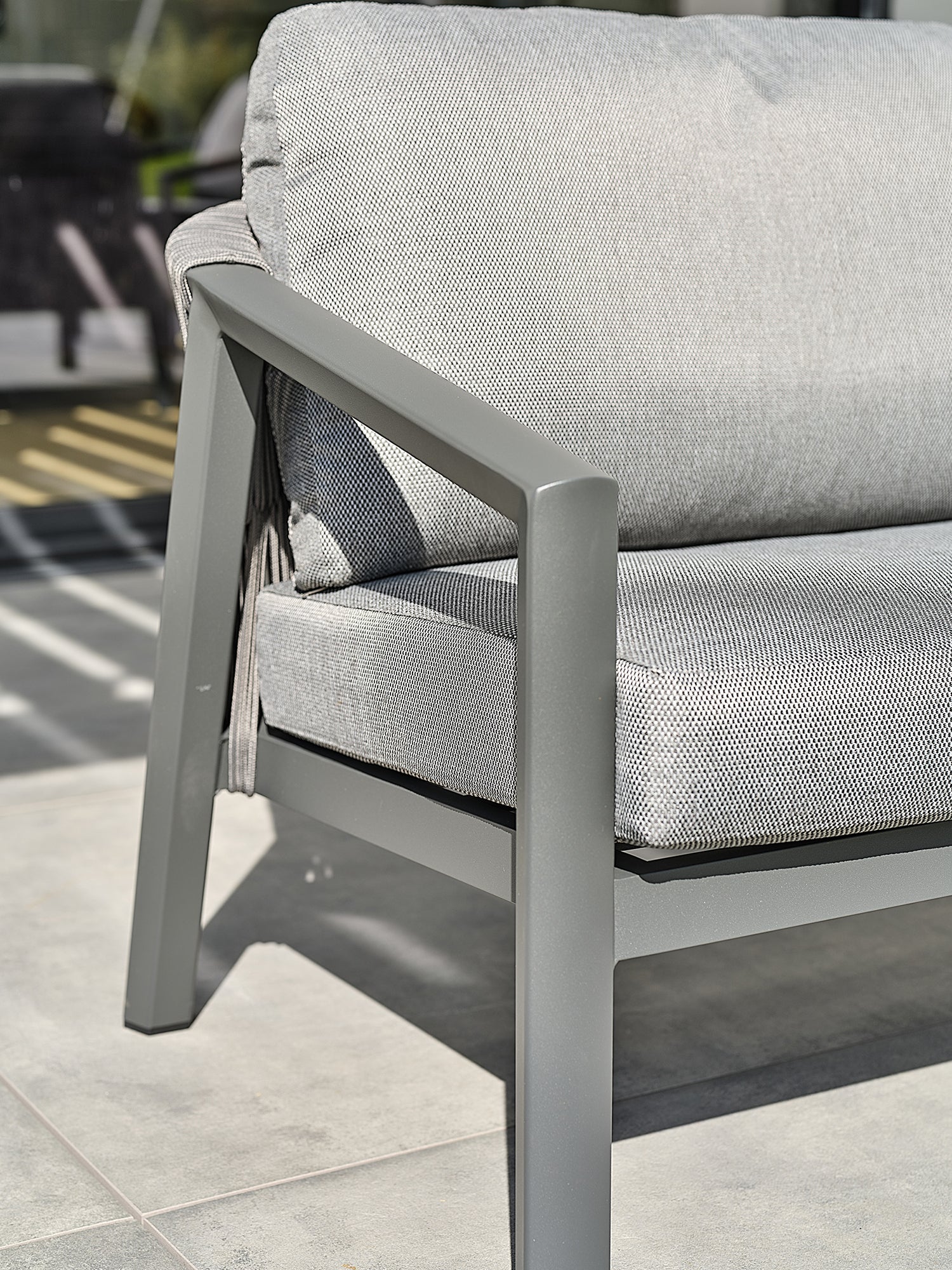 Salon bas de jardin Kelia - Gris anthracite