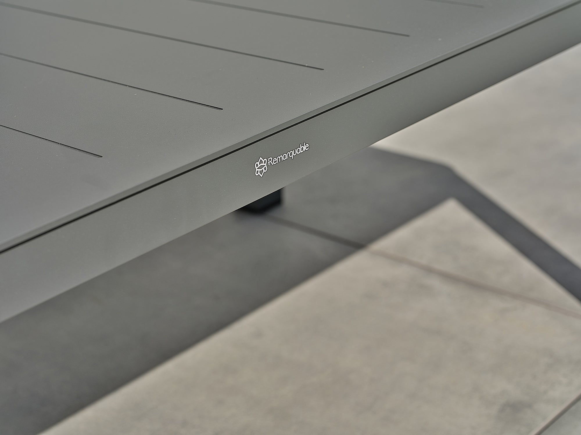 Salon bas de jardin Kelia - Gris anthracite