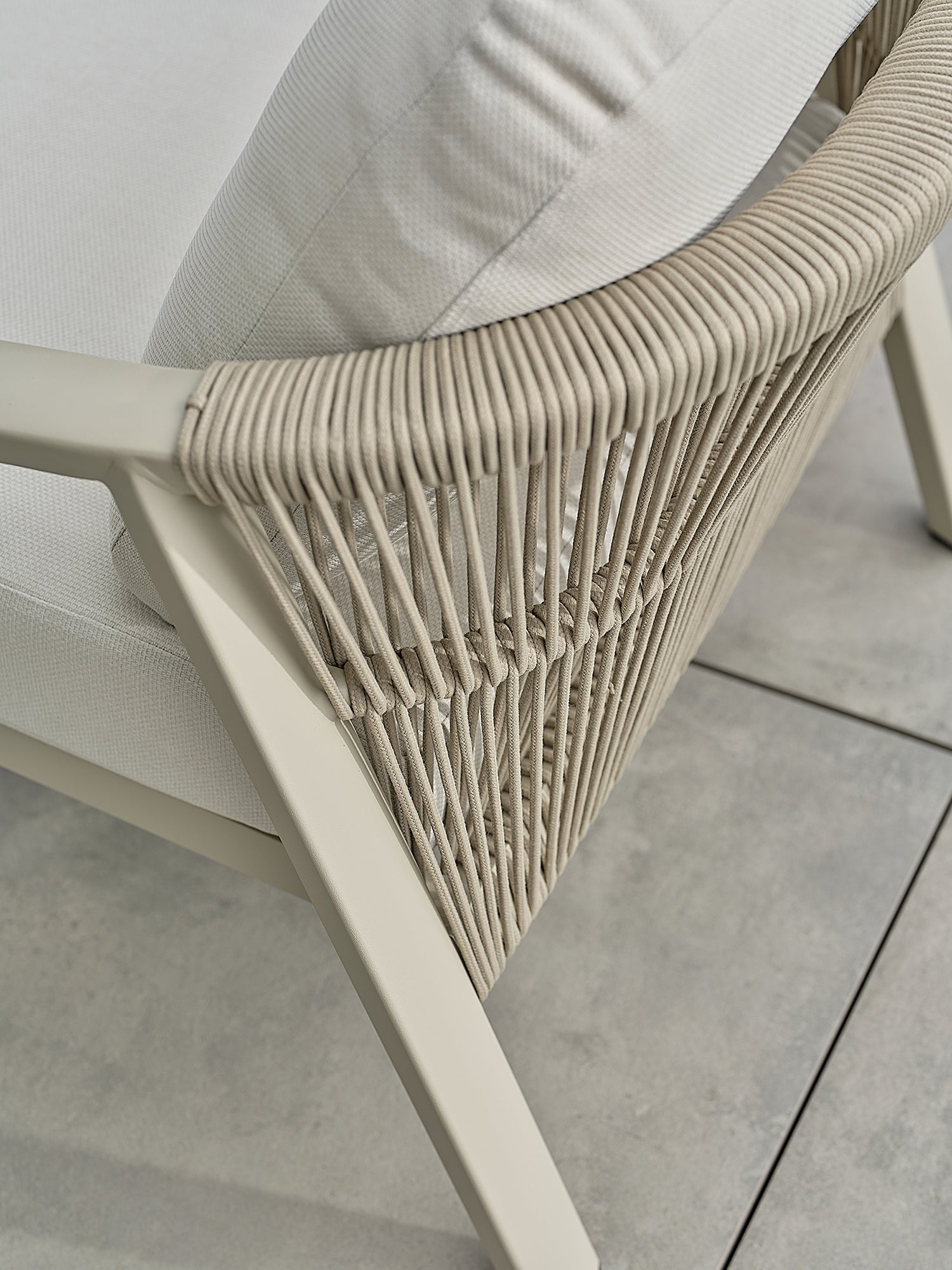 Salon bas de jardin Kelia - Grège