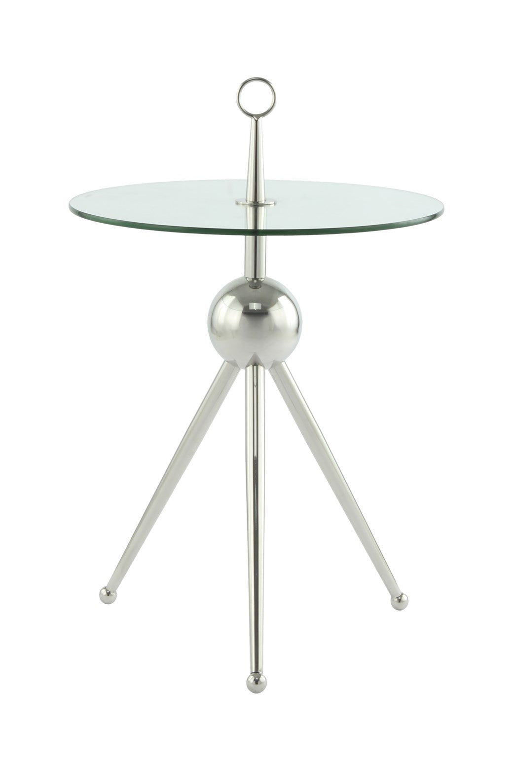 Table d'appoint argent transparent - Ontario