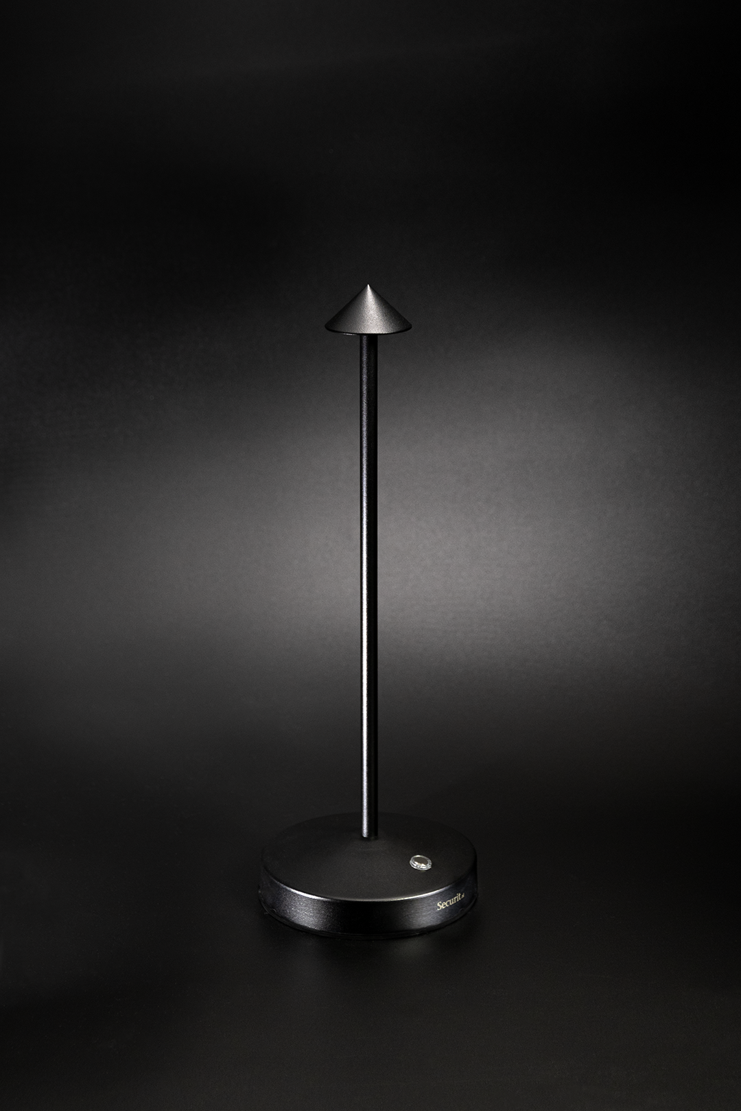 Pack 2 lampes de table LED sans fil rechargeable Angelina - noires - intérieur & extérieur