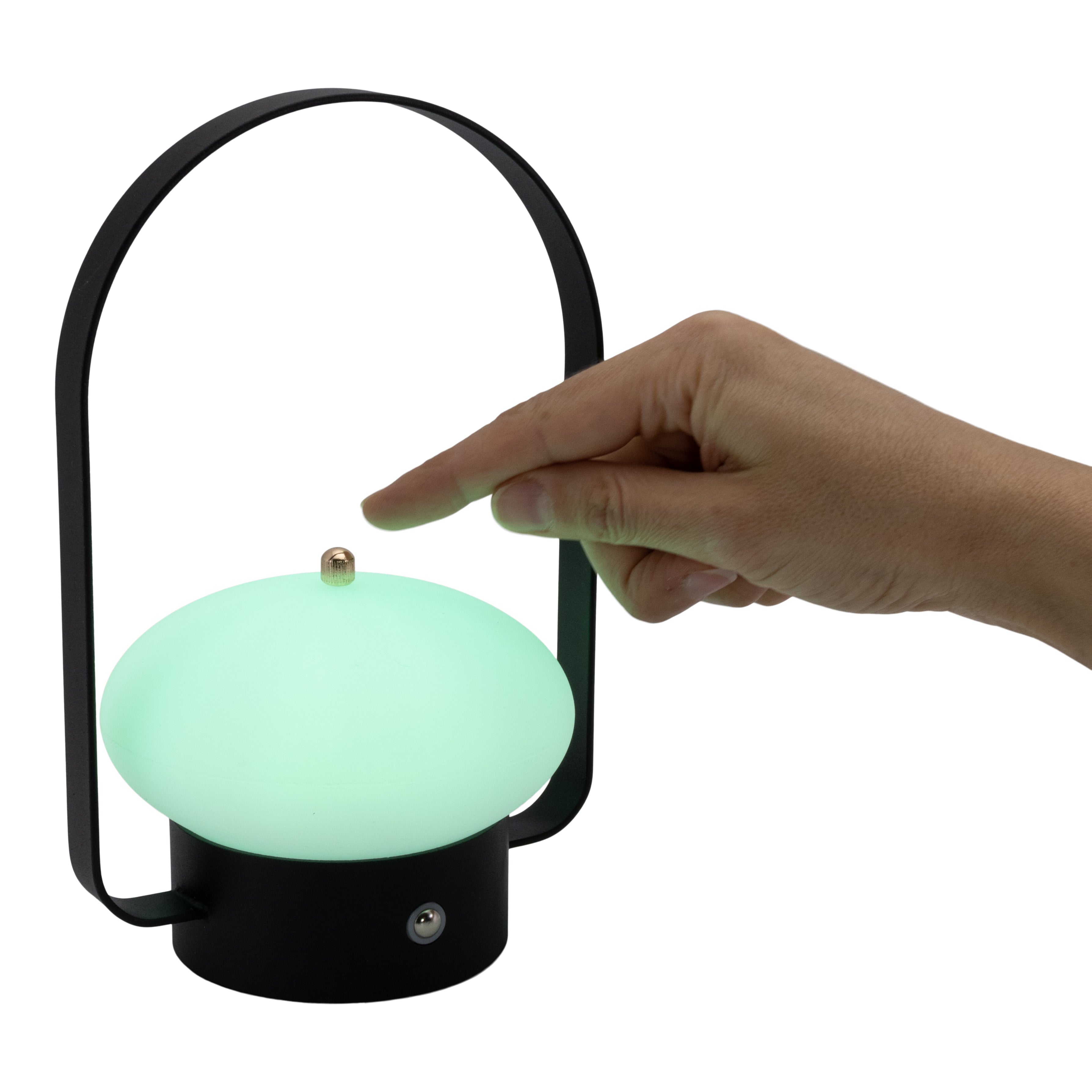 Lampe de table LED sans fil rechargeable Barcelone - noire - intérieur & extérieur