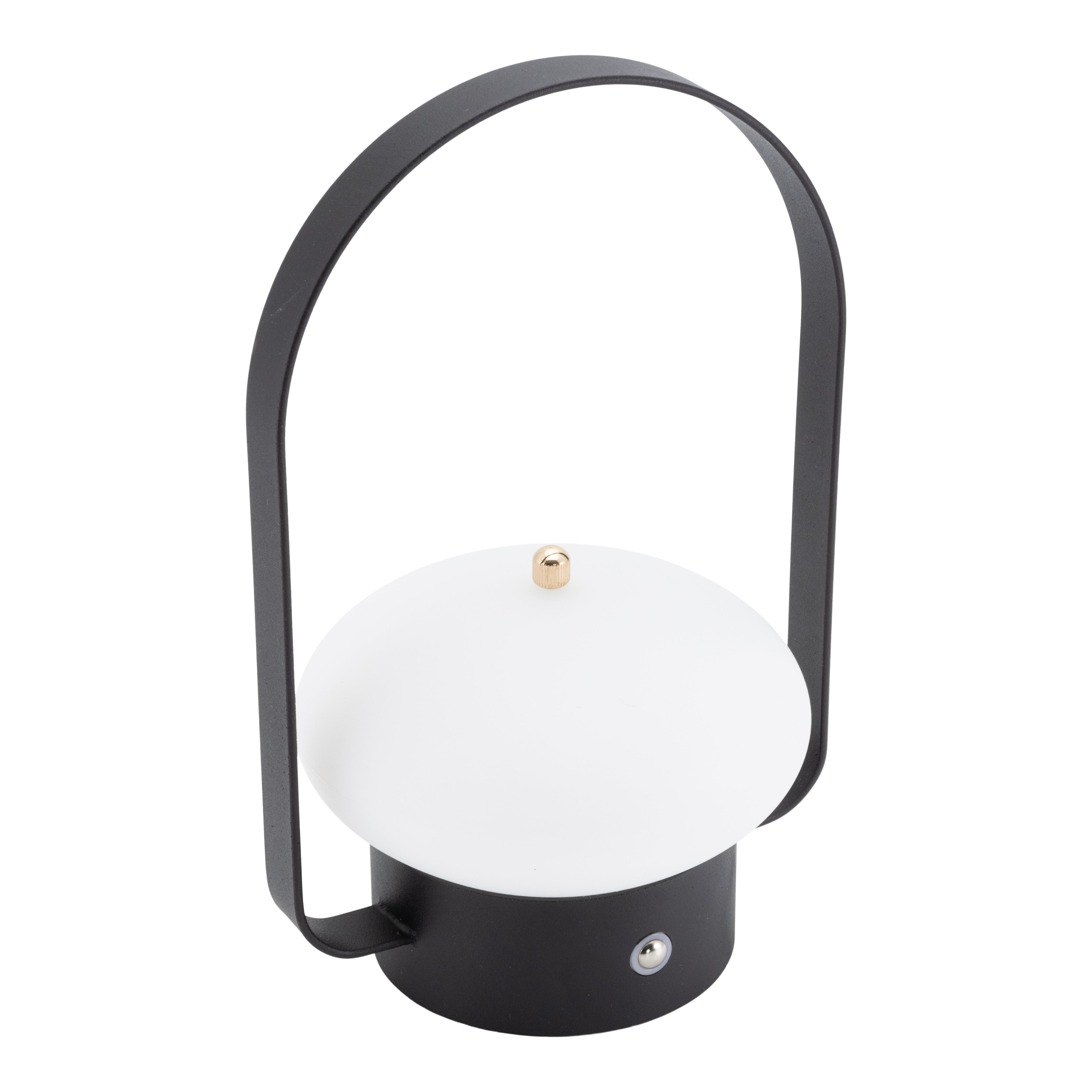 Lampe de table LED sans fil rechargeable Barcelone - noire - intérieur & extérieur