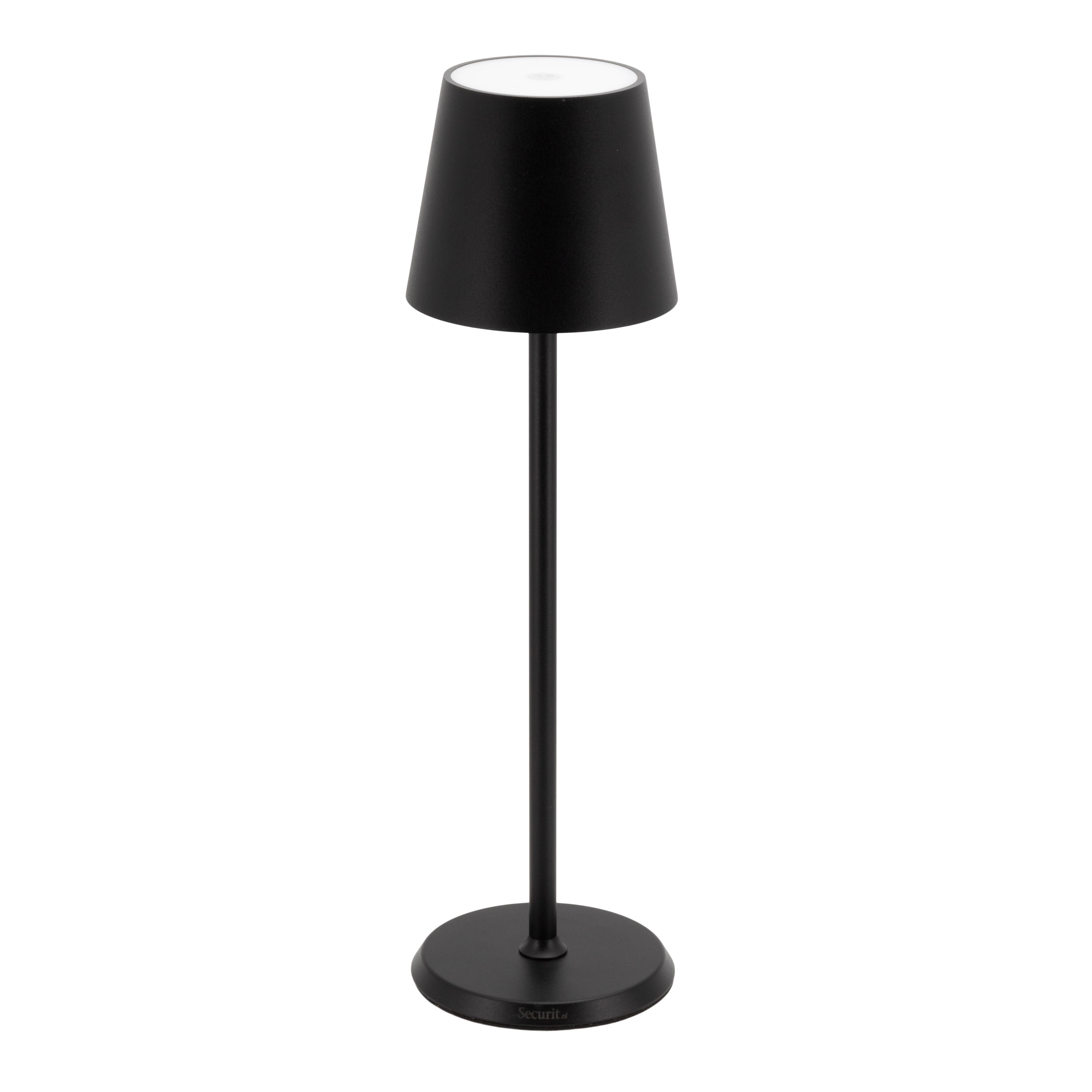 Pack 2 Lampes de table LED sans fil rechargeable Féline - noires - intérieur & extérieur