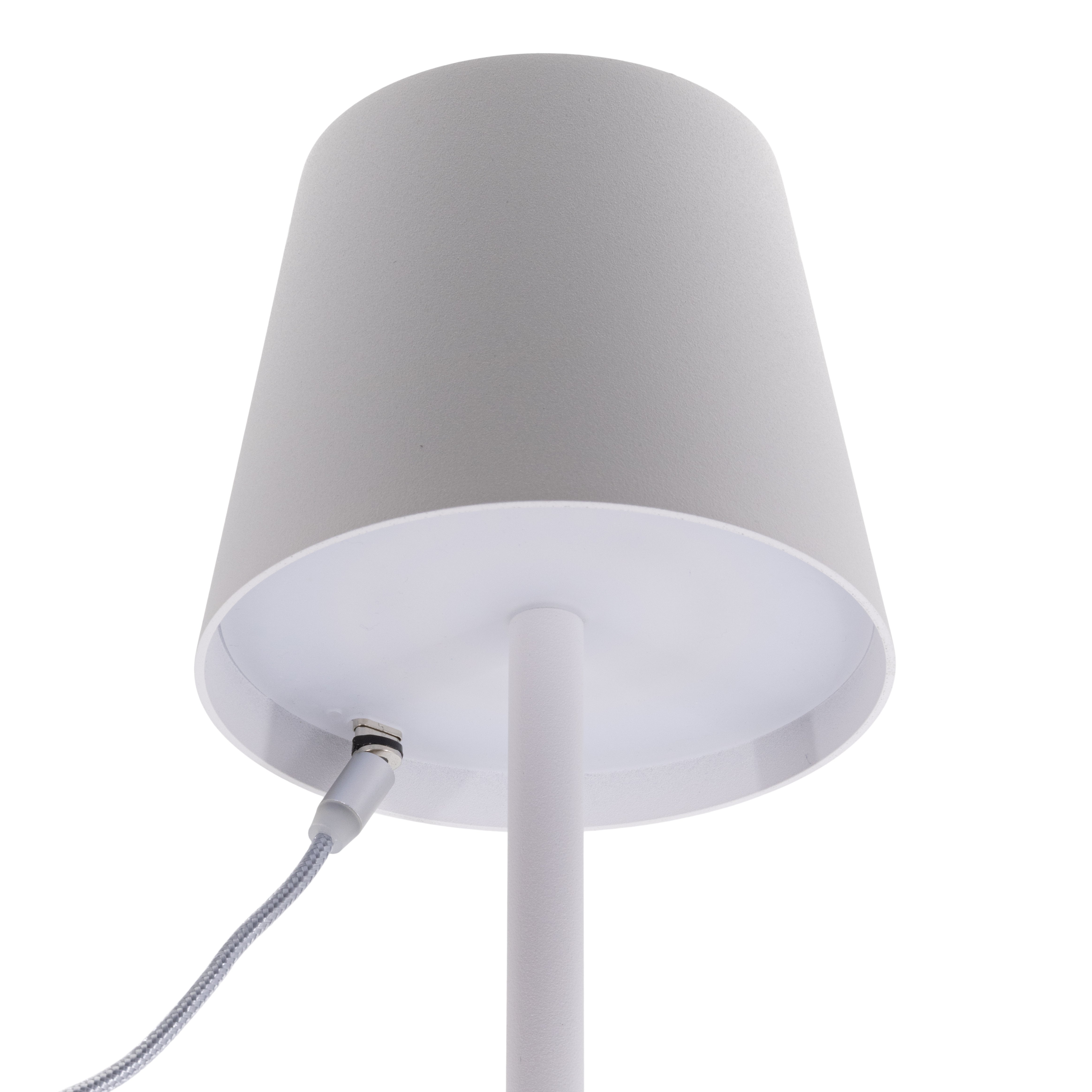 Pack 2 lampes de table LED sans fil rechargeable Féline - blanches - intérieur & extérieur