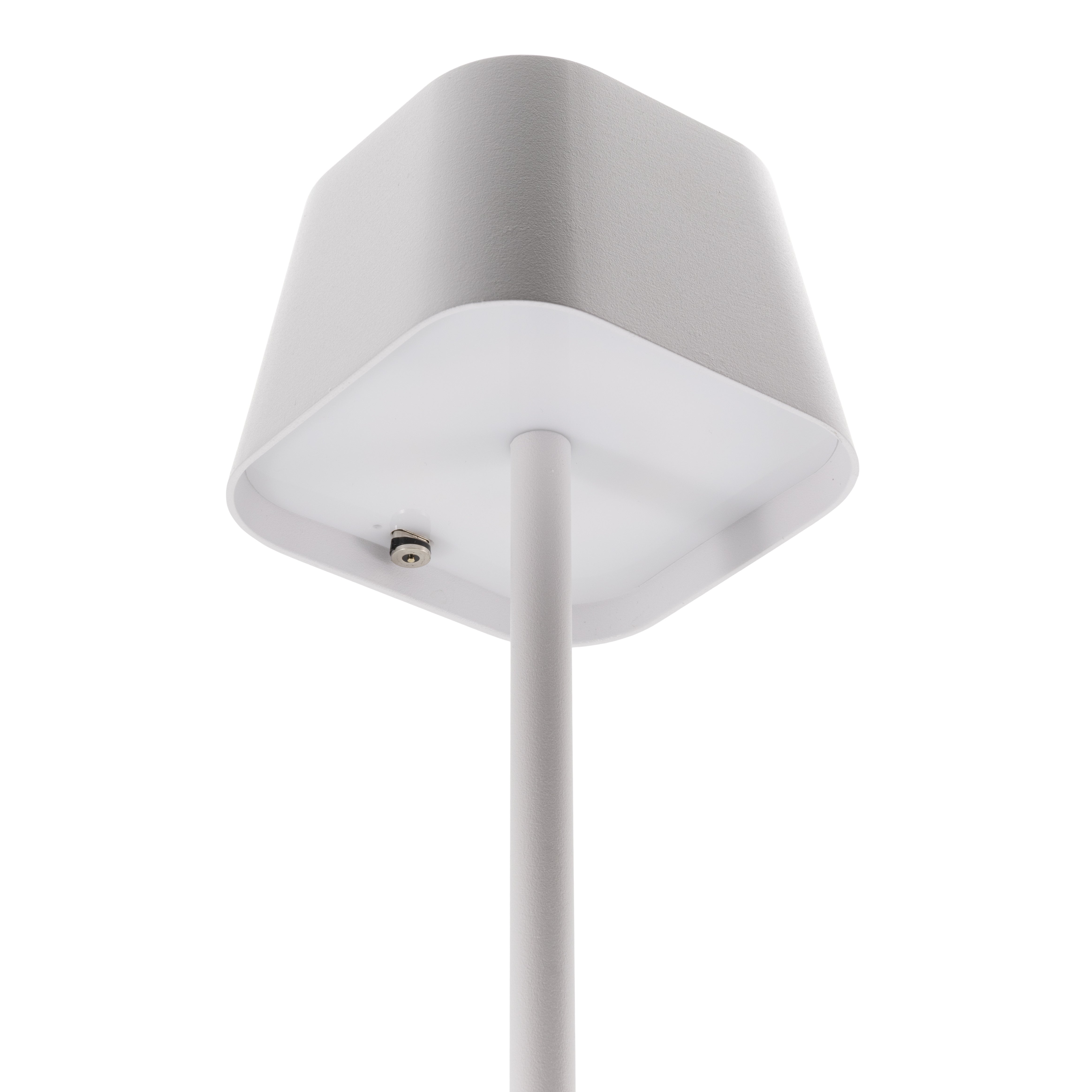 Lampe de table LED sans fil rechargeable Georgina - blanche - intérieur & extérieur
