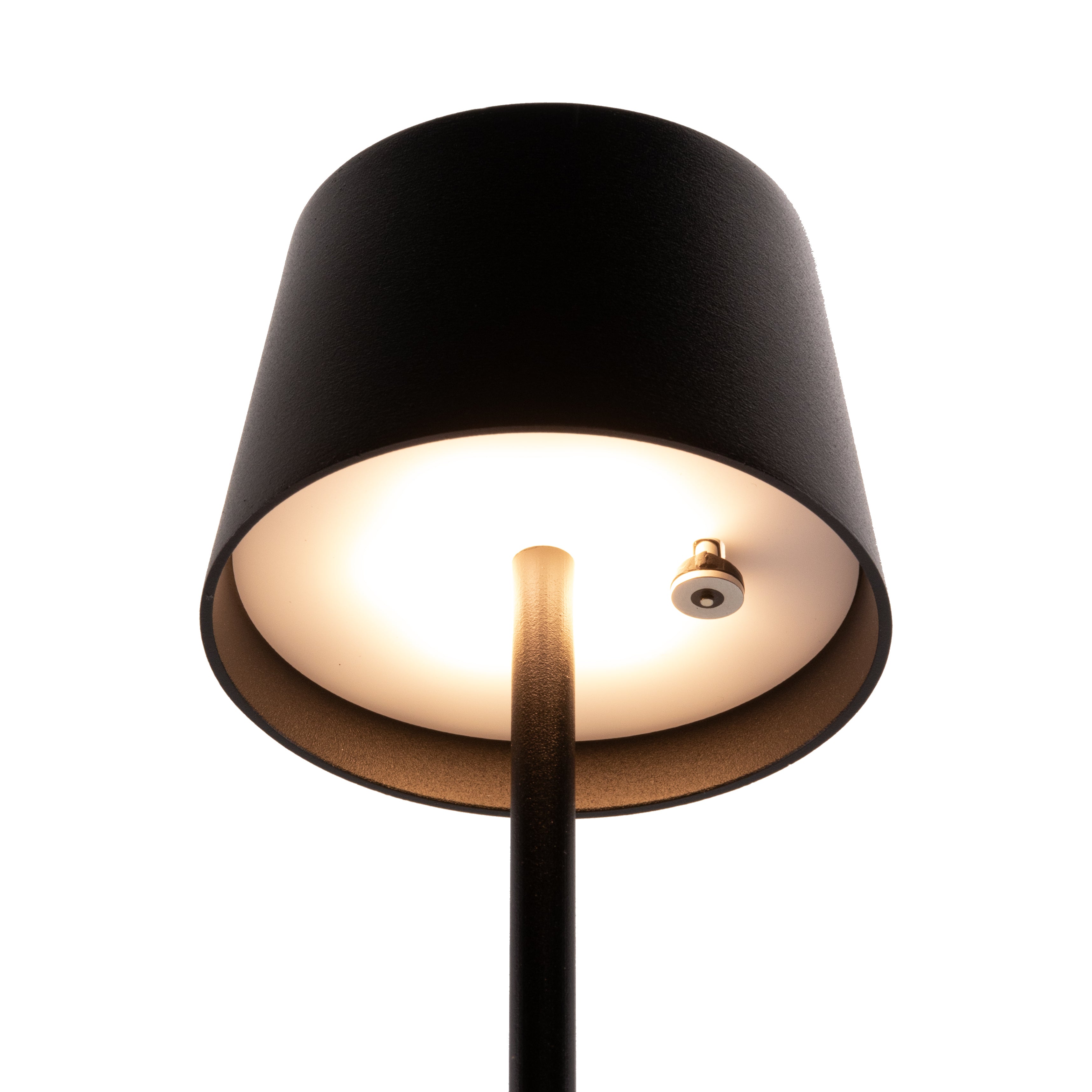 Lampe de table LED sans fil rechargeable Monte Carlo - noire - intérieur & extérieur