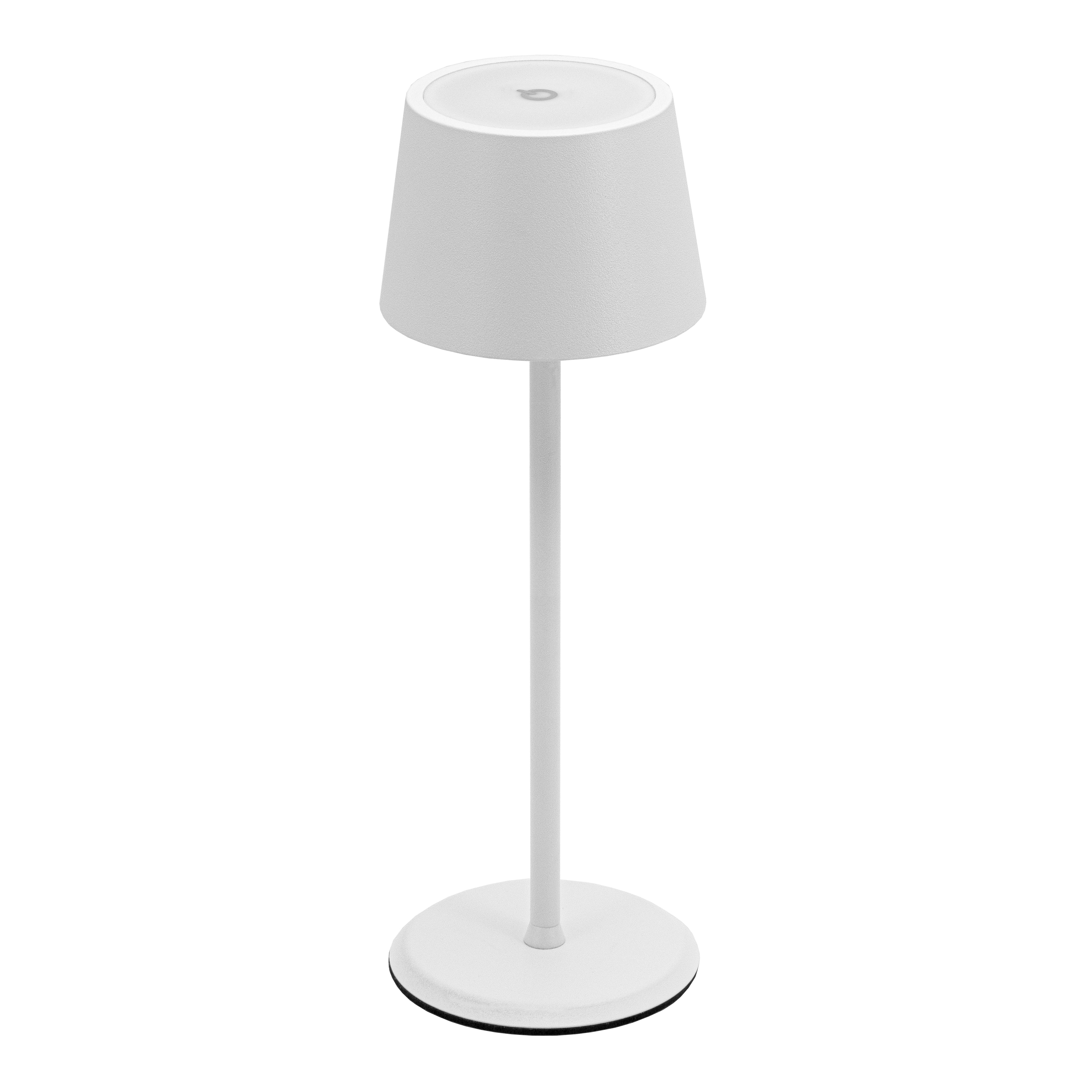 Pack 2 lampes de table LED sans fil rechargeables - Monte Carlo - blanches - intérieur & extérieur