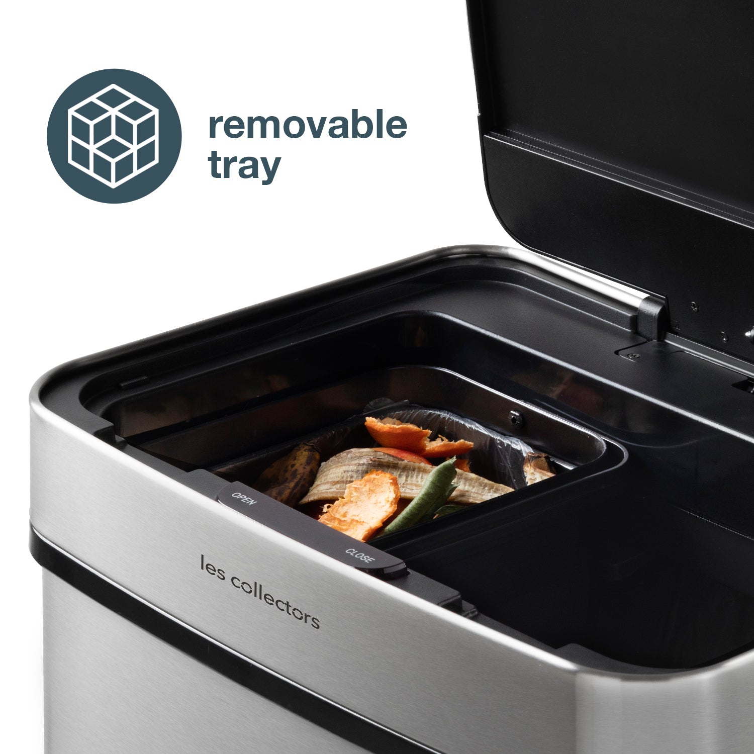 Poubelle de tri 47+11+11L