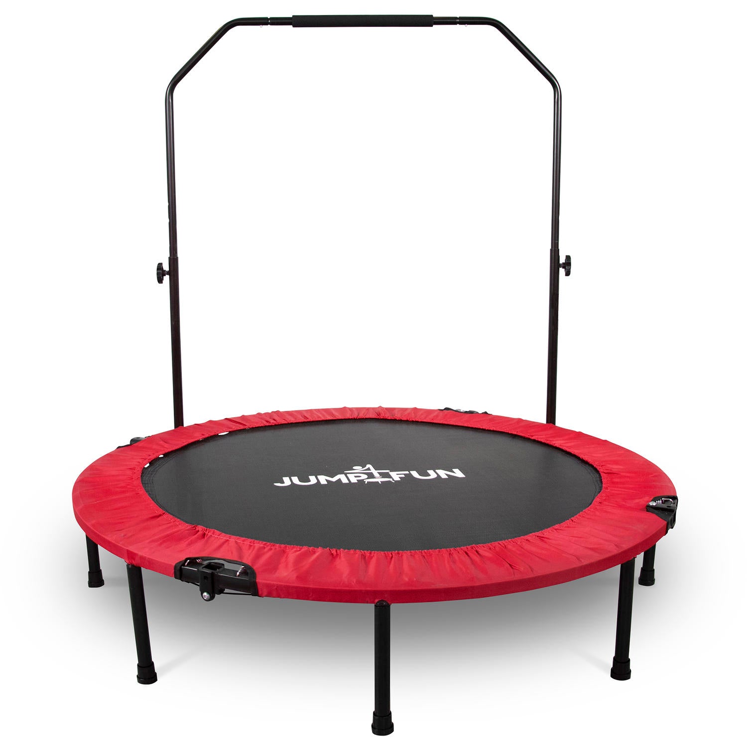 Mini Trampoline Fitness Jump4fun Pliable Door-Bar - 122cm rouge