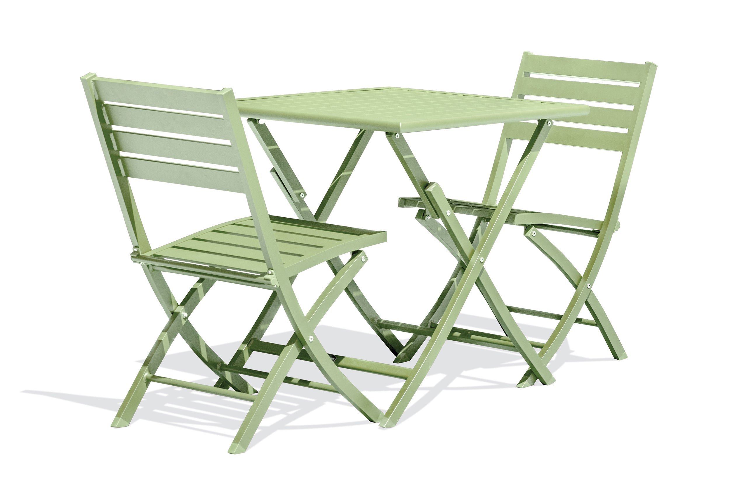 Table de jardin MARIUS-TB70-LAGUNE pliante et 2 chaises MARIUS-CP-LAGUNE pliantes