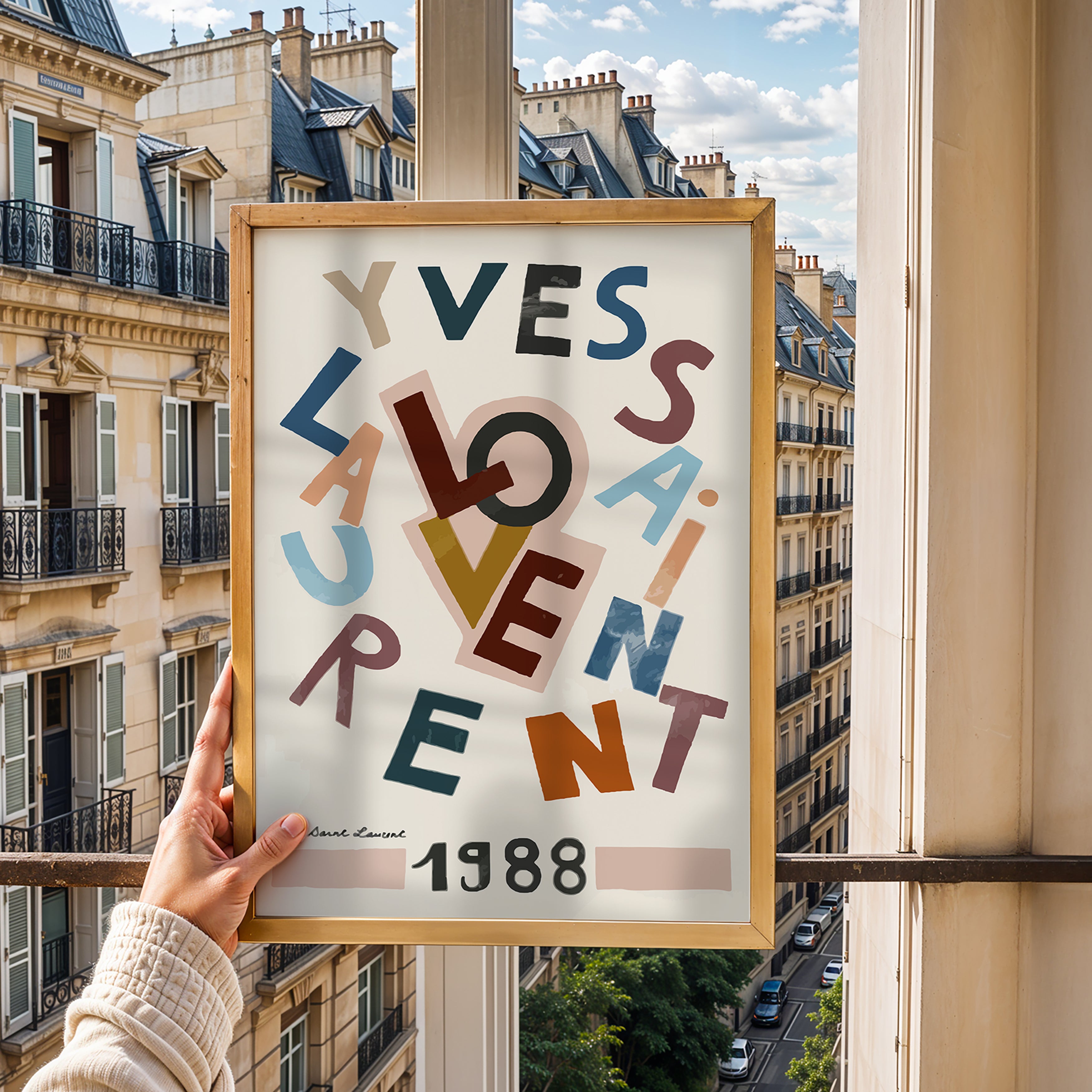 Affiche d'Yves Saint Laurent