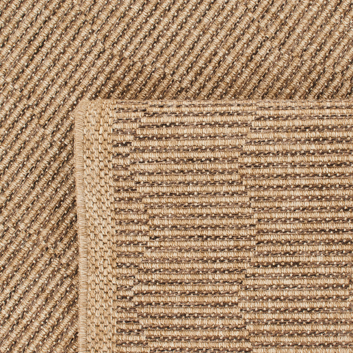 Tapis aspect Jute NATURE marron