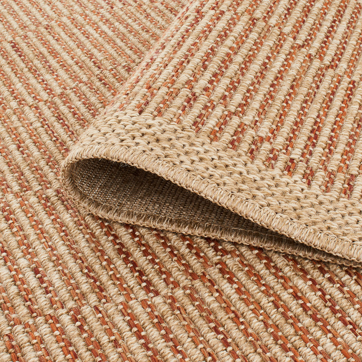 Tapis aspect Jute NATURE terra