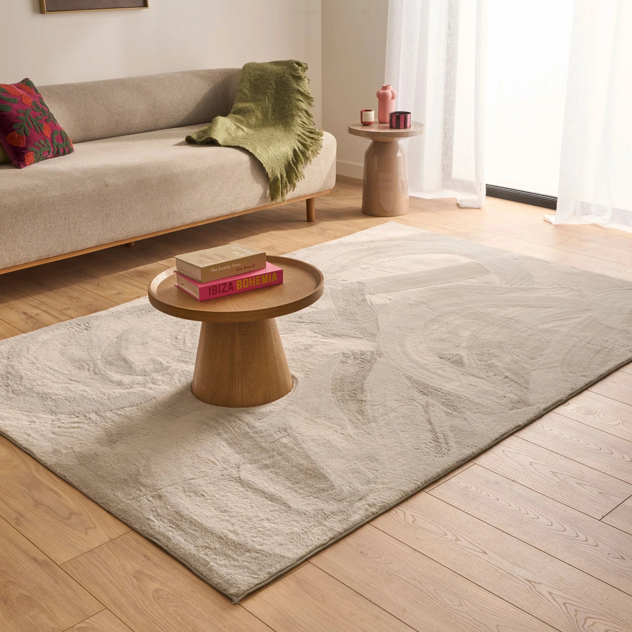 Tapis ultra doux gris- Nuva
