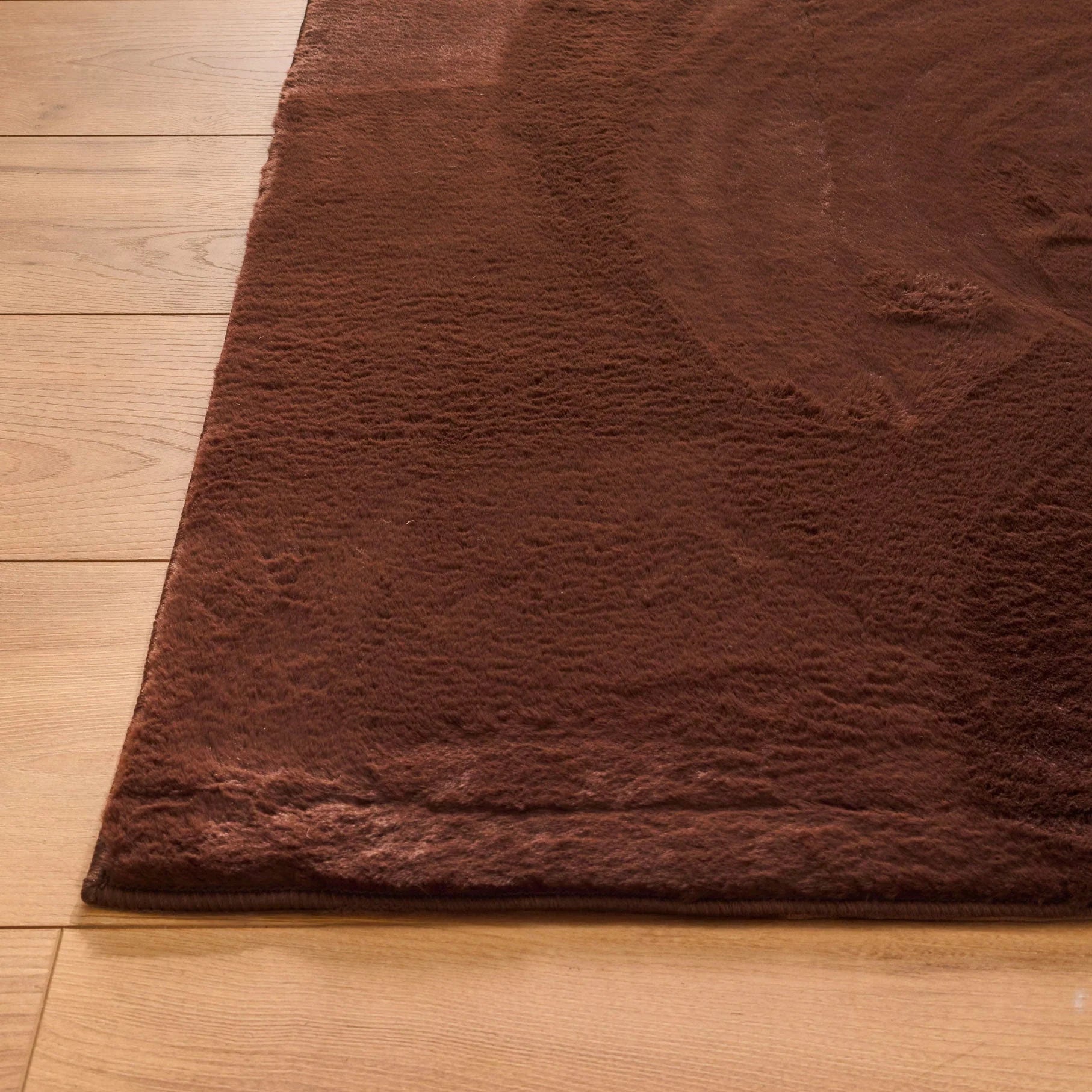 Tapis ultra doux marron - Nuva