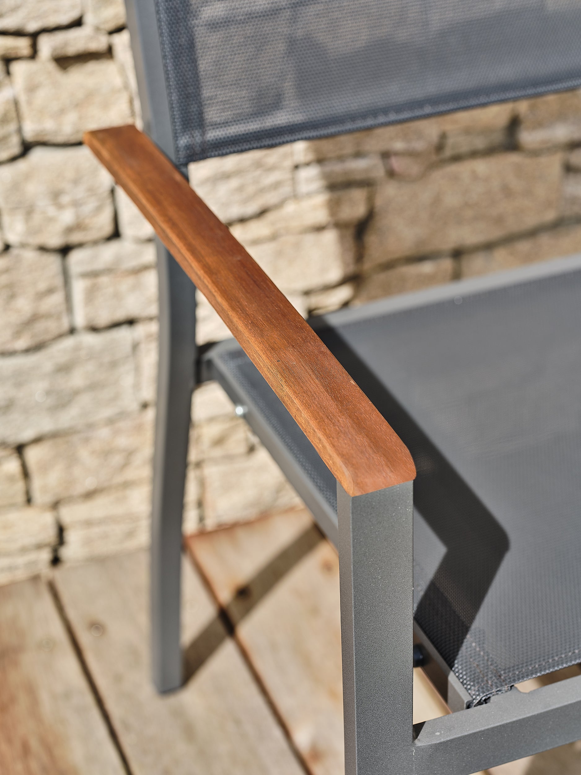 Ensemble repas de jardin Orsino 6 places - Acacia