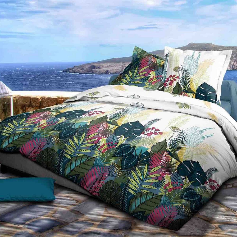 Parure de couette réversible pour lit 240 x 220 cm 13 modèles au choix