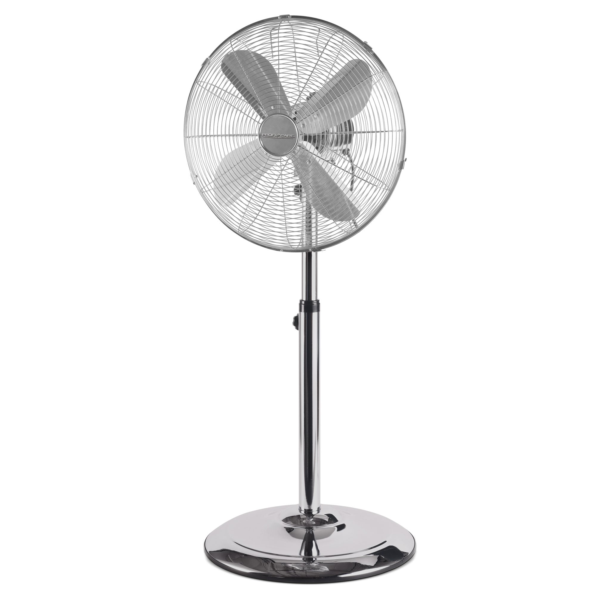 Ventilateur sur pied design Inox 40cm
