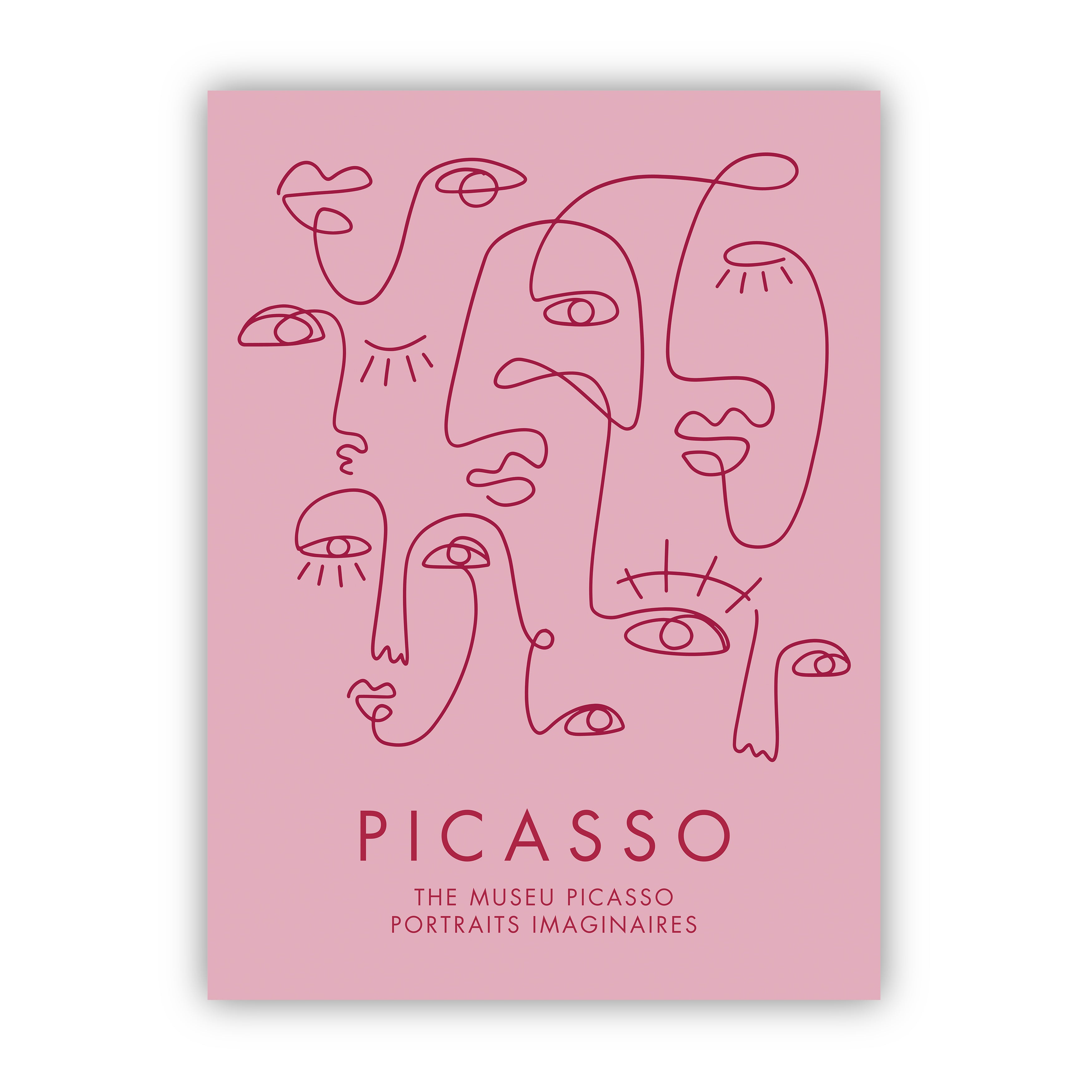 Affiche Portraits de Picasso I