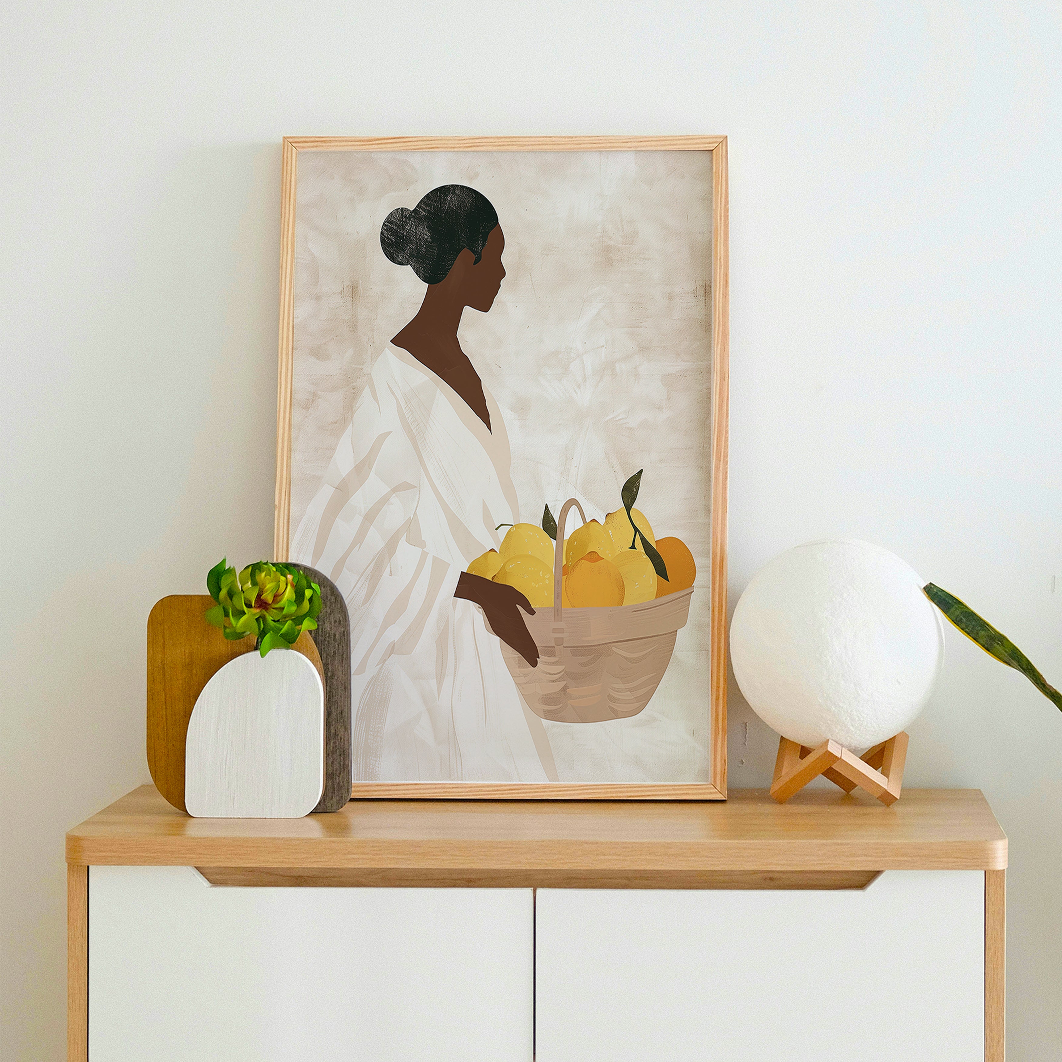 Affiche de récolte de citrons