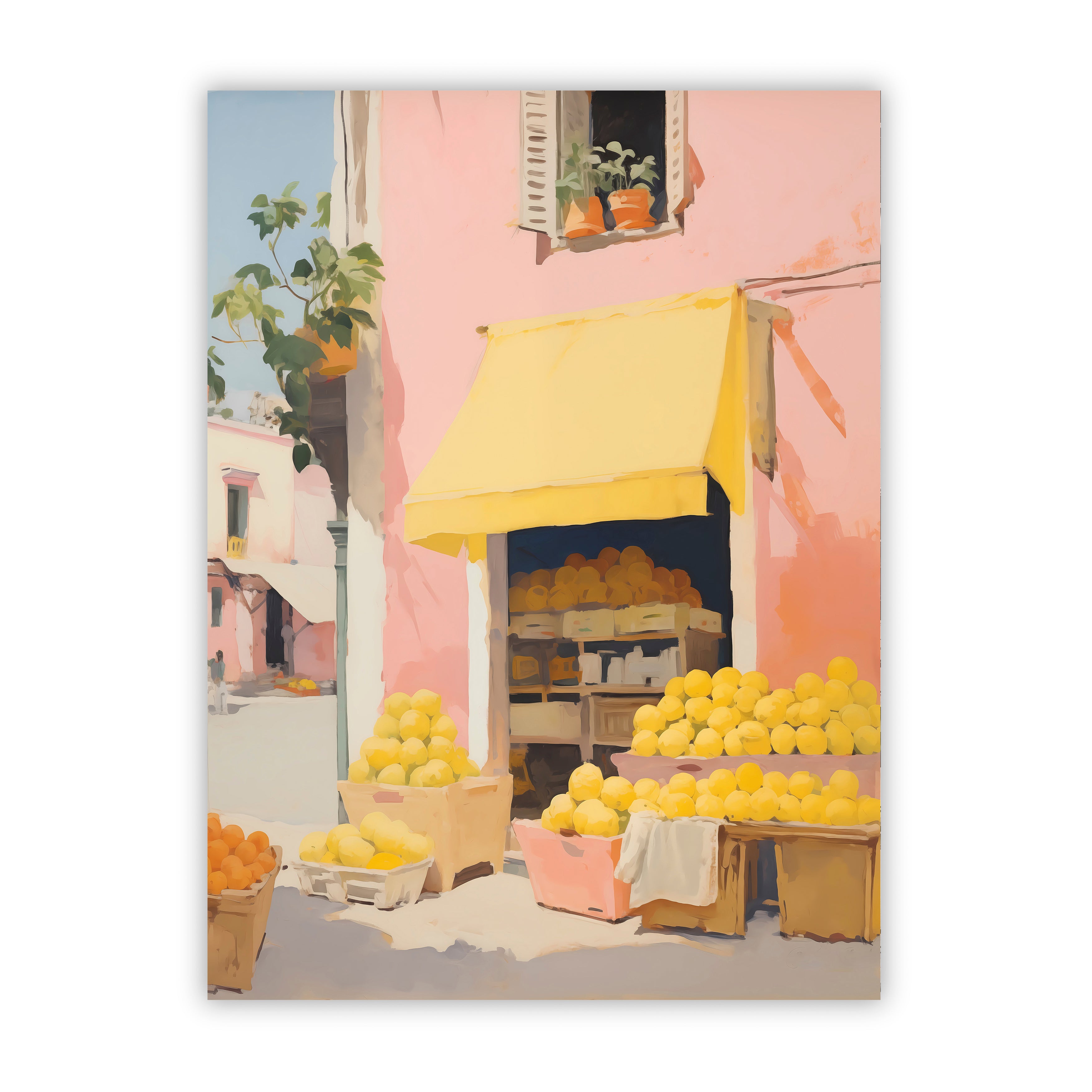 Affiche « Stand de citrons »